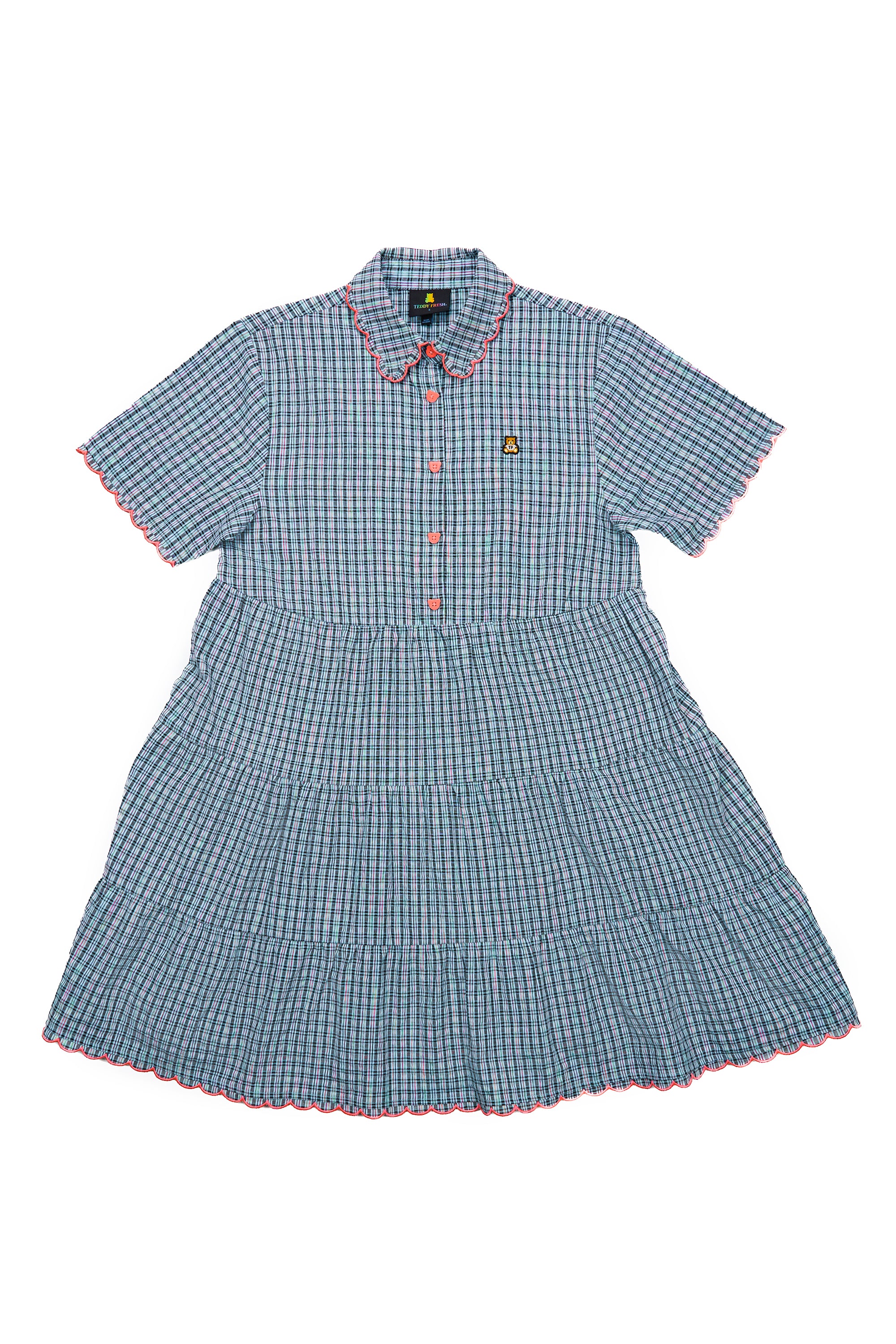Scallop Trim Dress