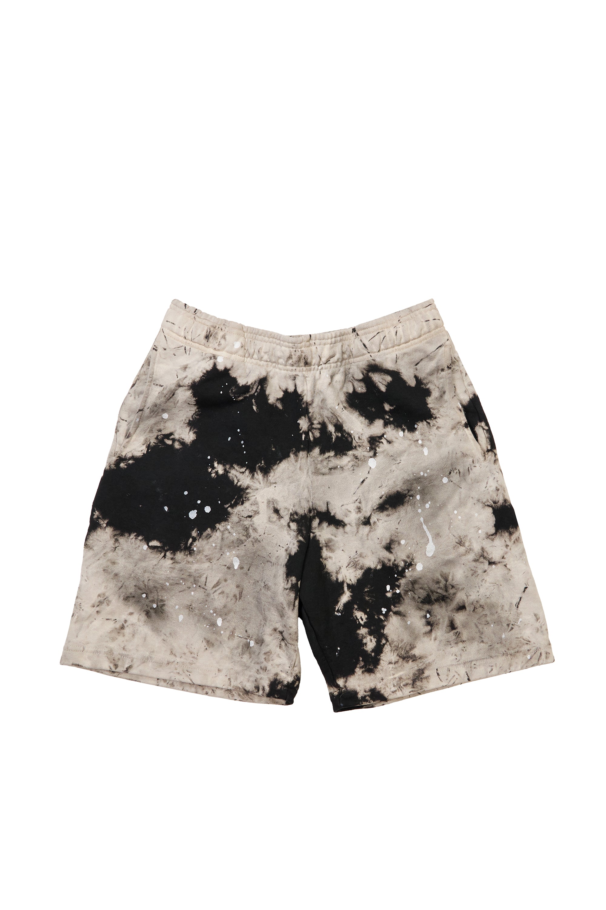 Black Marble Wash Shorts