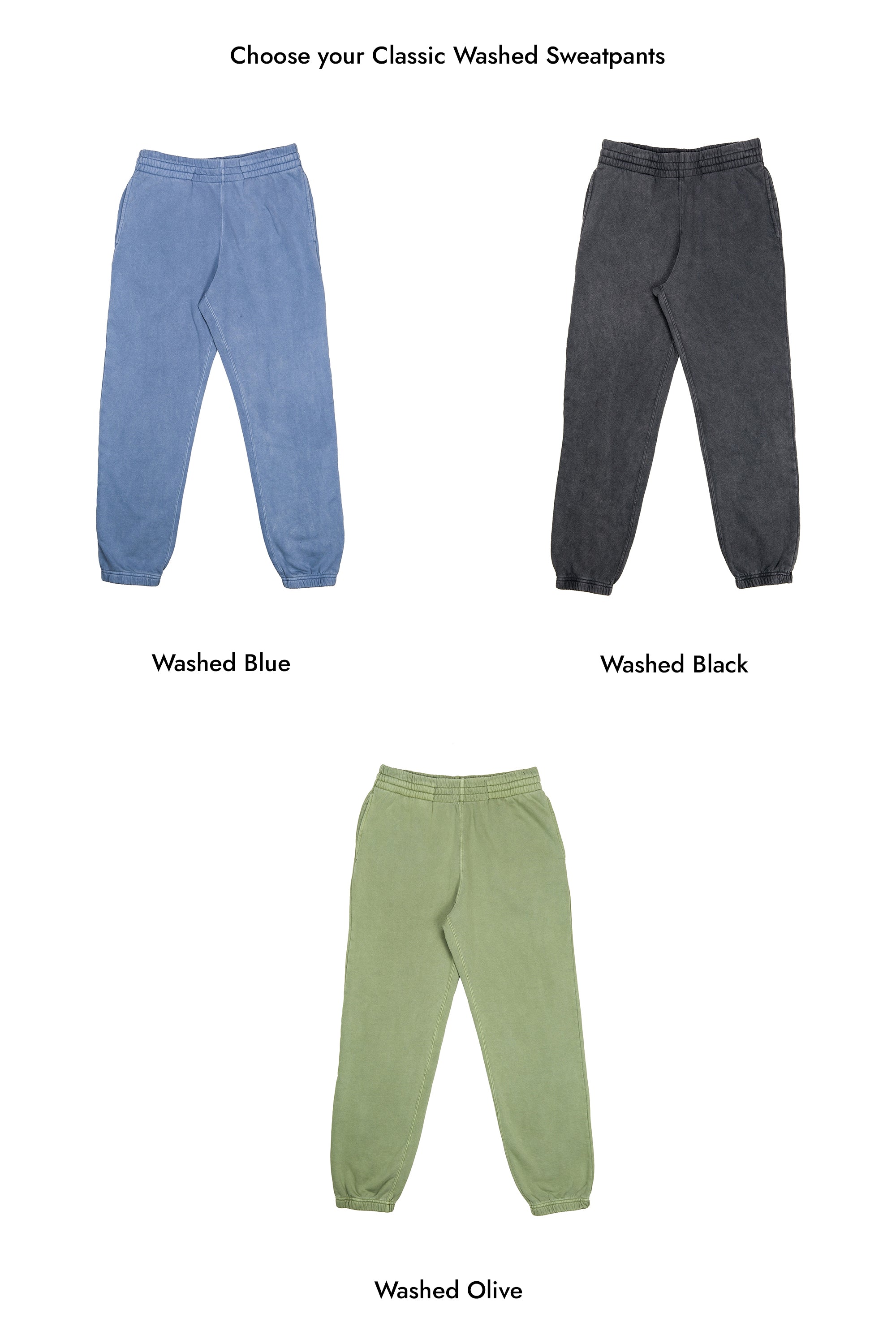 Classic Washed Boxy Zip Hoodie Bundle