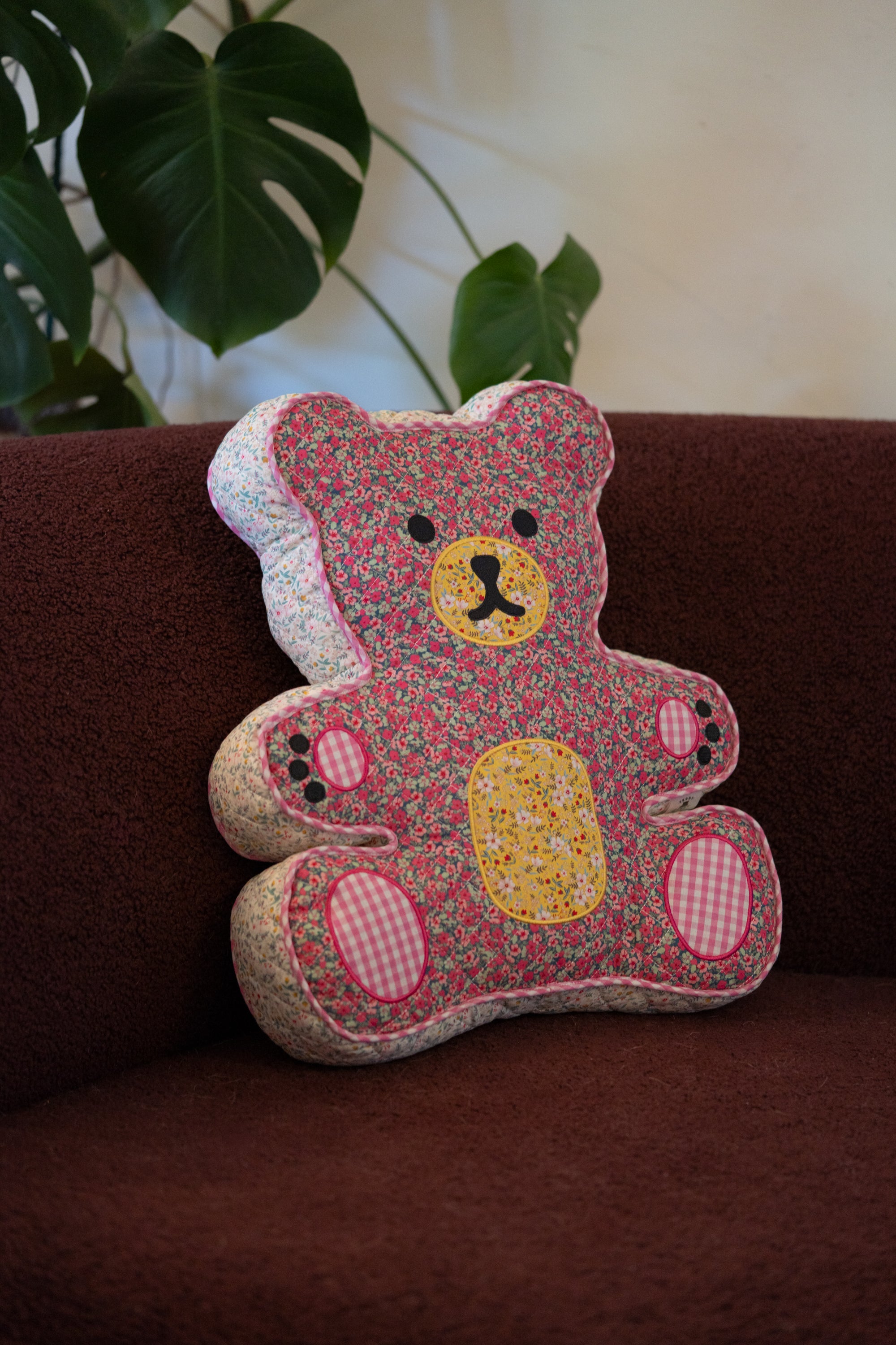 Floral Bear Cushion