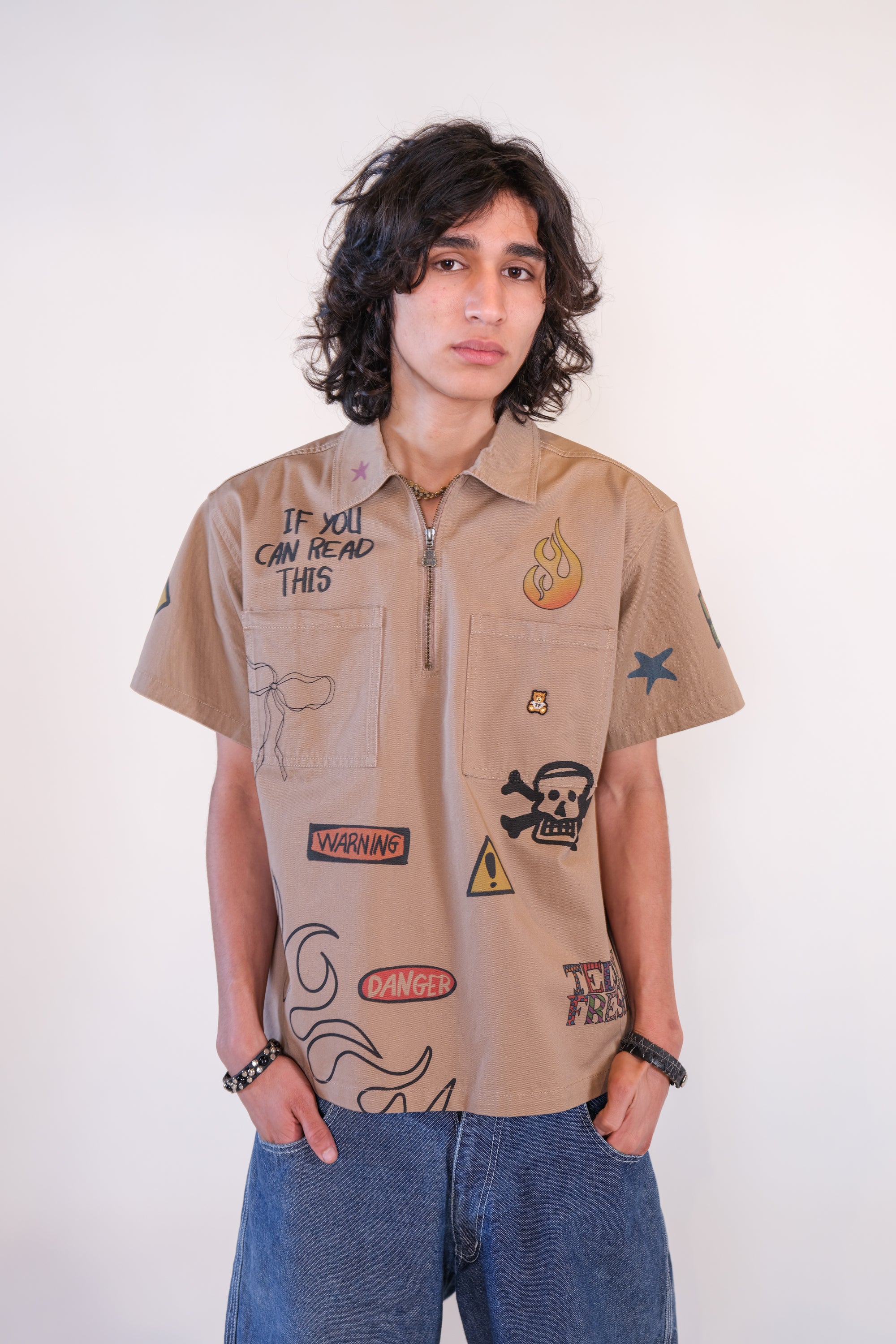 Keep Away Zip Shirt