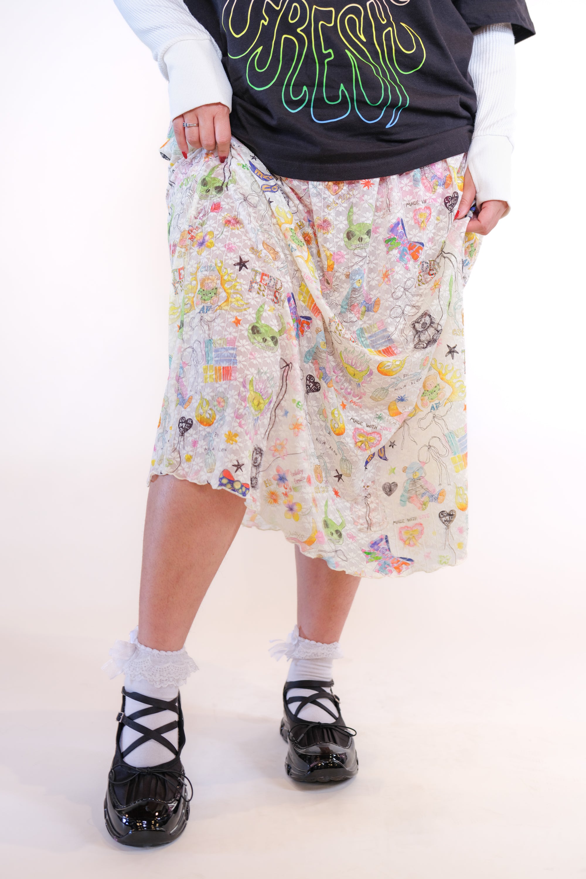 Hila's Sketchbook Lace Skirt