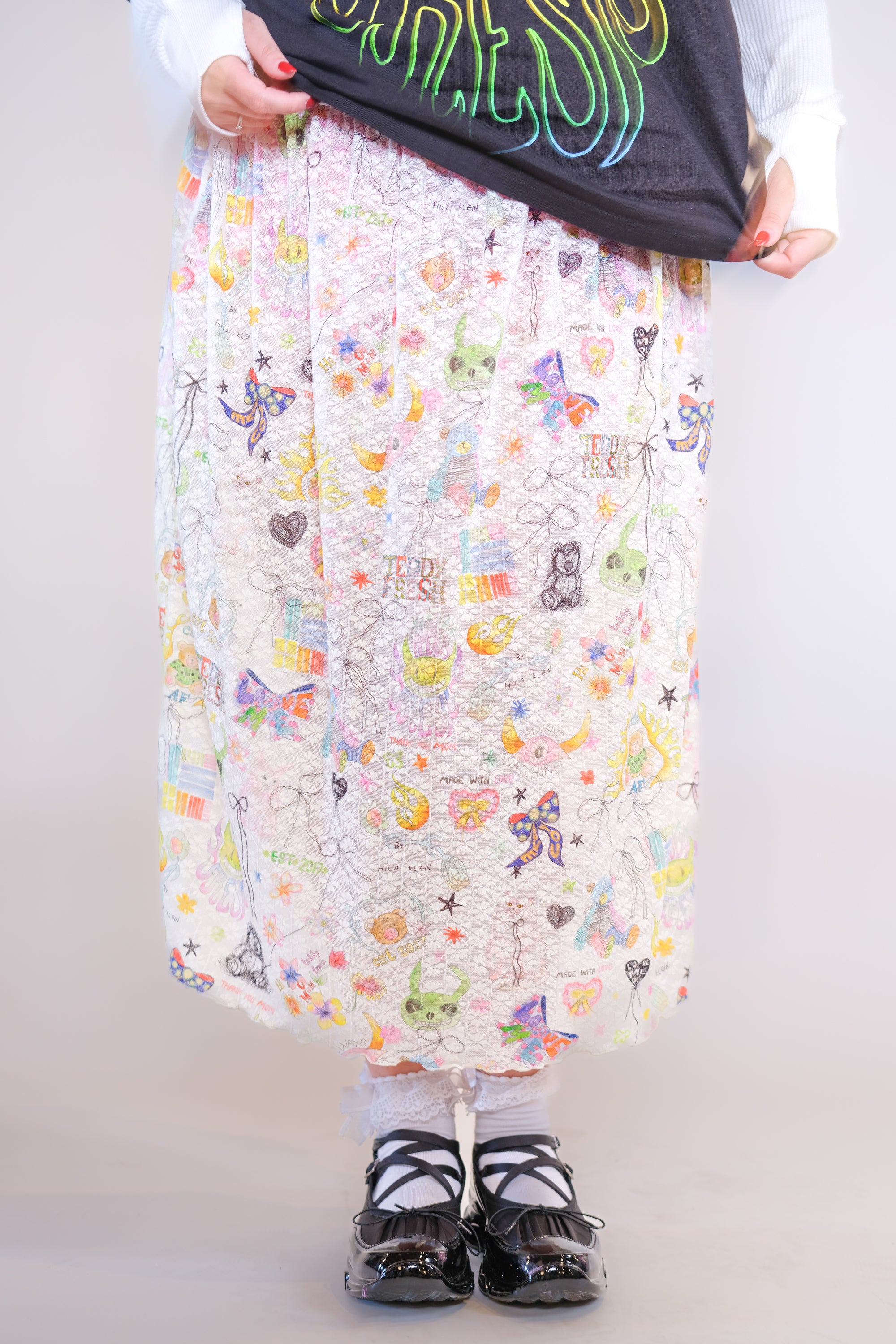 Hila's Sketchbook Lace Skirt