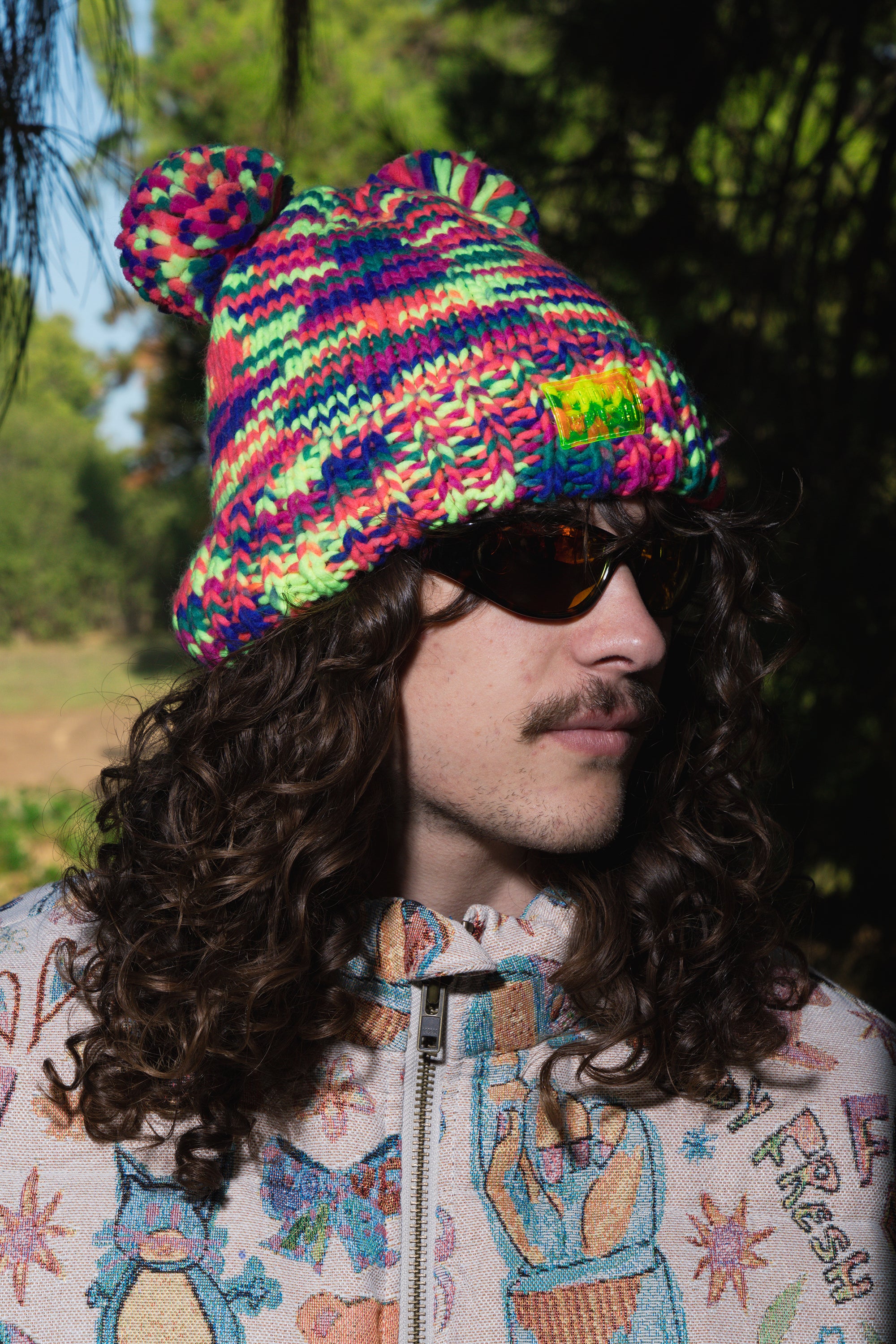 Chunky Pom Pom Beanie