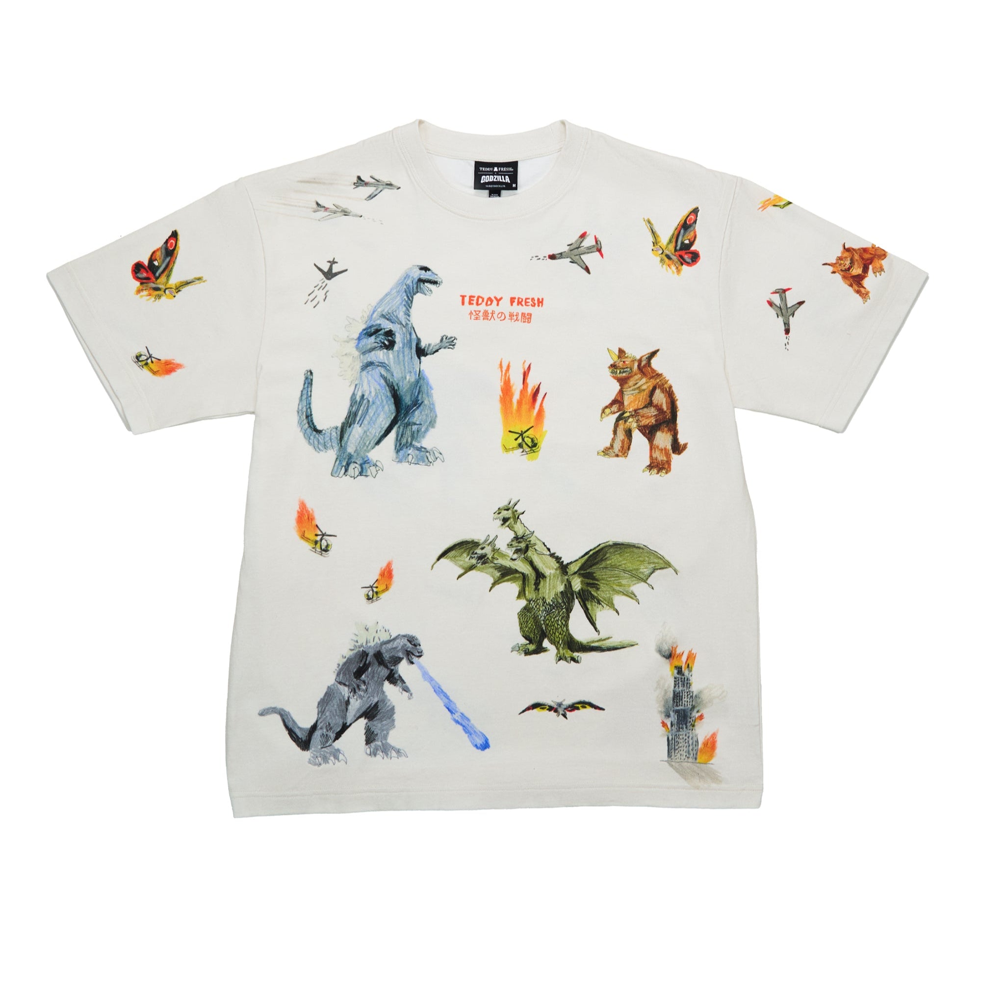 TF x Godzilla Battle Of The Beasts Tee - Teddy Fresh