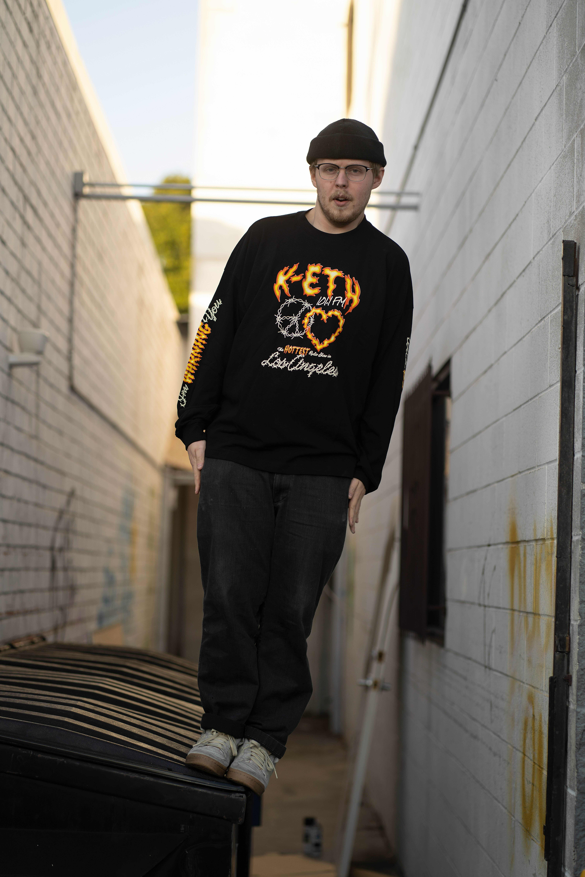 K-ETH Drop Shoulder Long Sleeve Tee