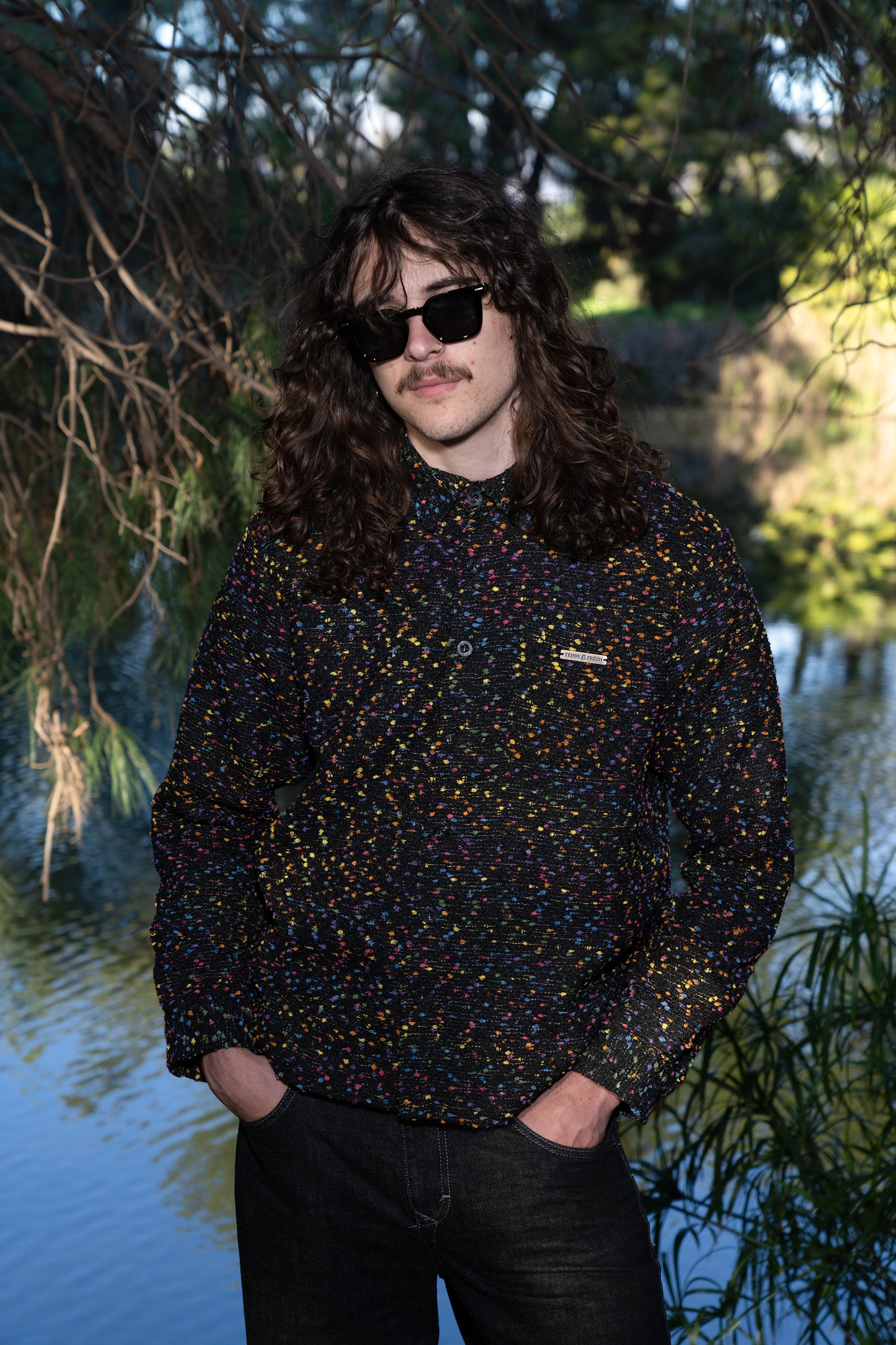 Rainbow Speckle Shacket