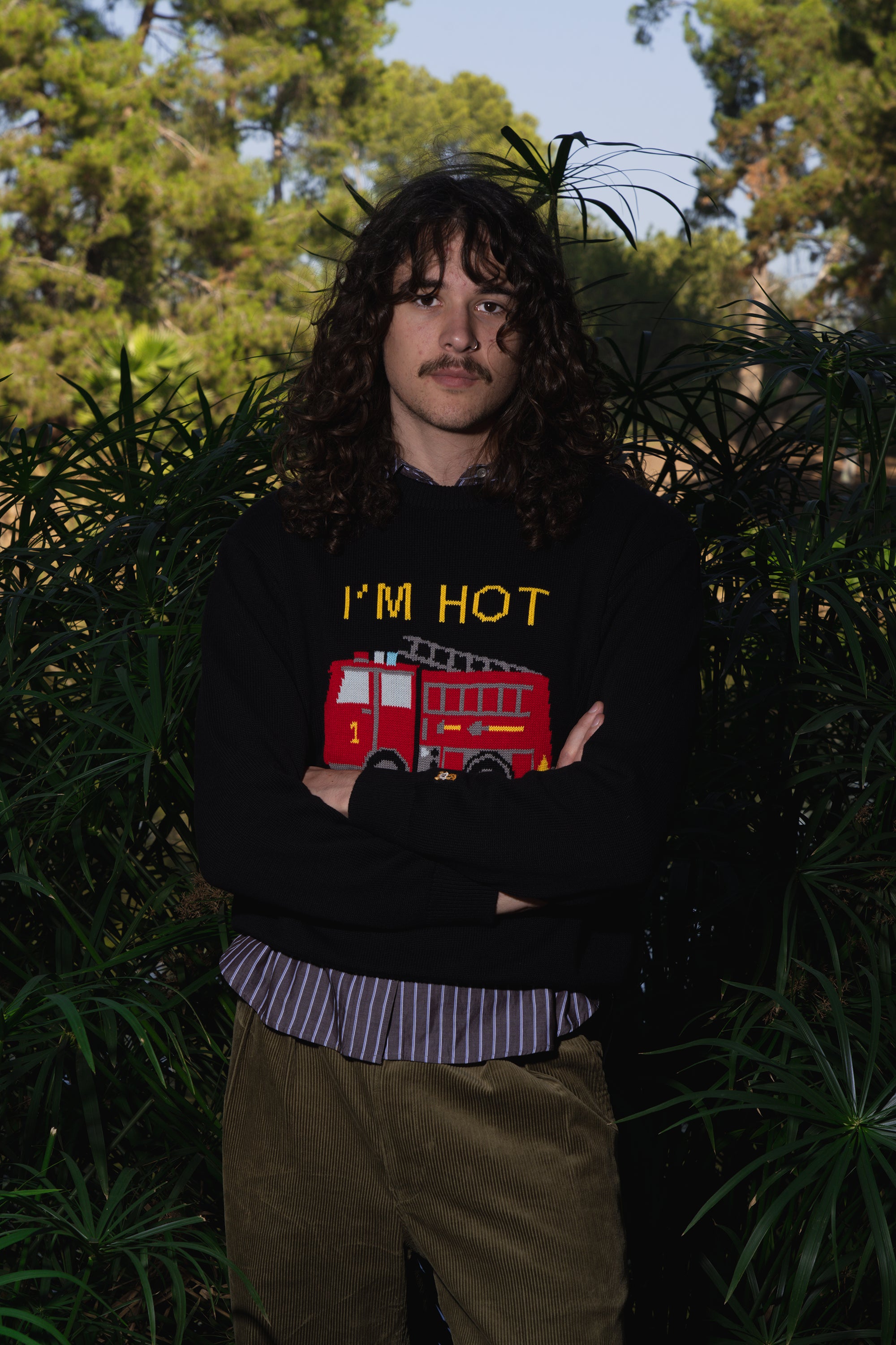 I'm Hot Firetruck Sweater