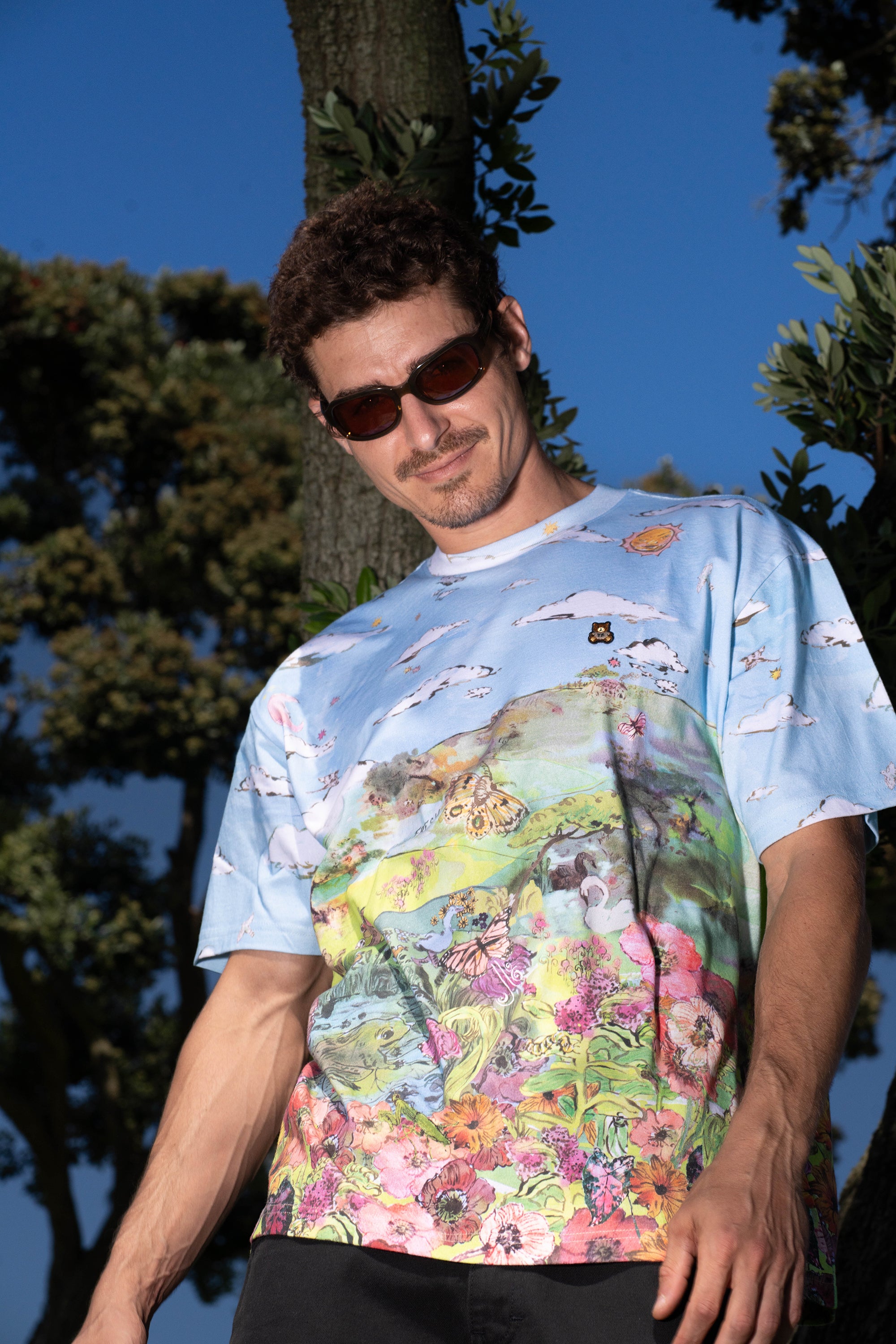 Pastoral Bloom Printed Tee