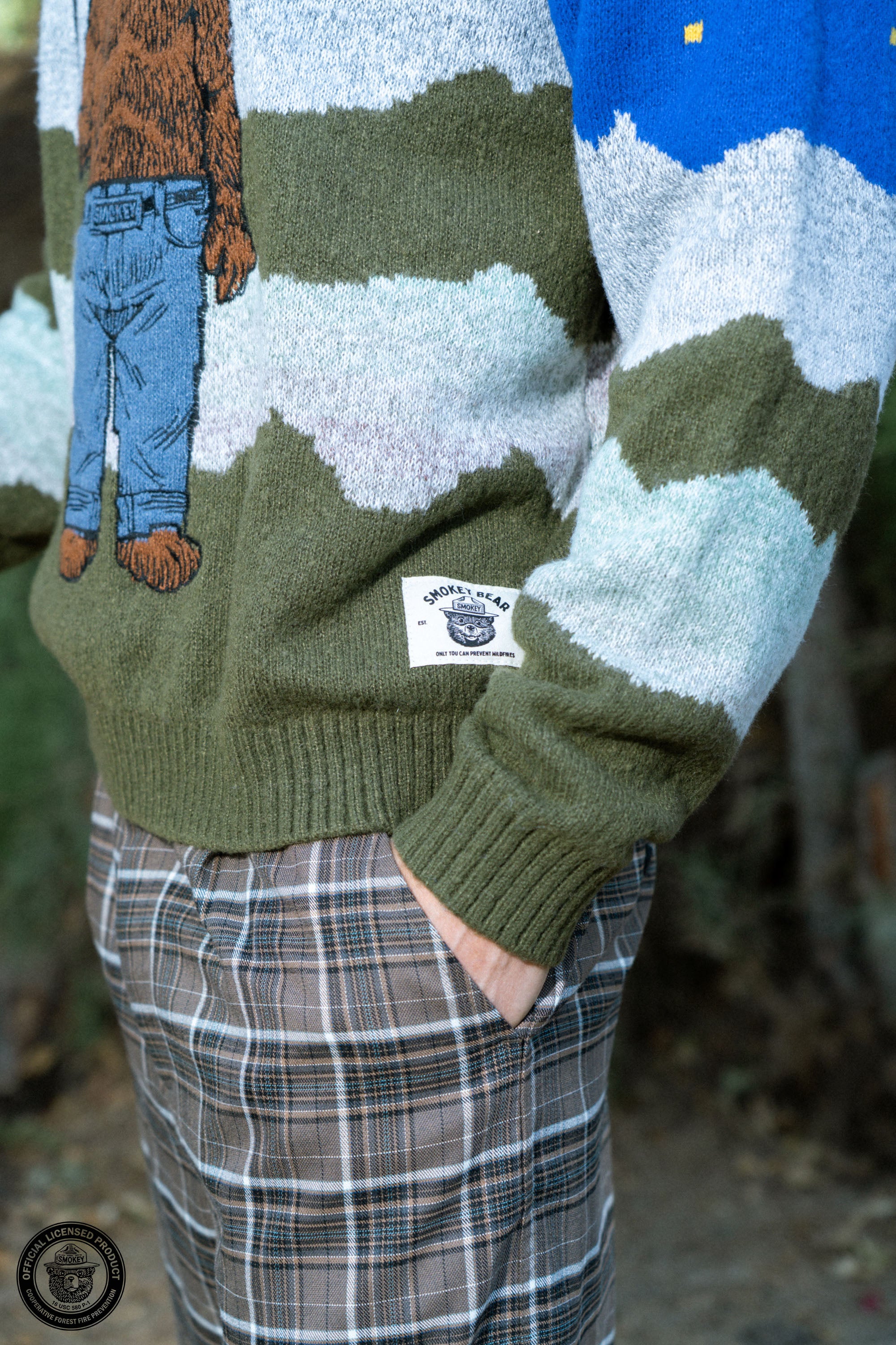 TF x Smokey Bear Sweater