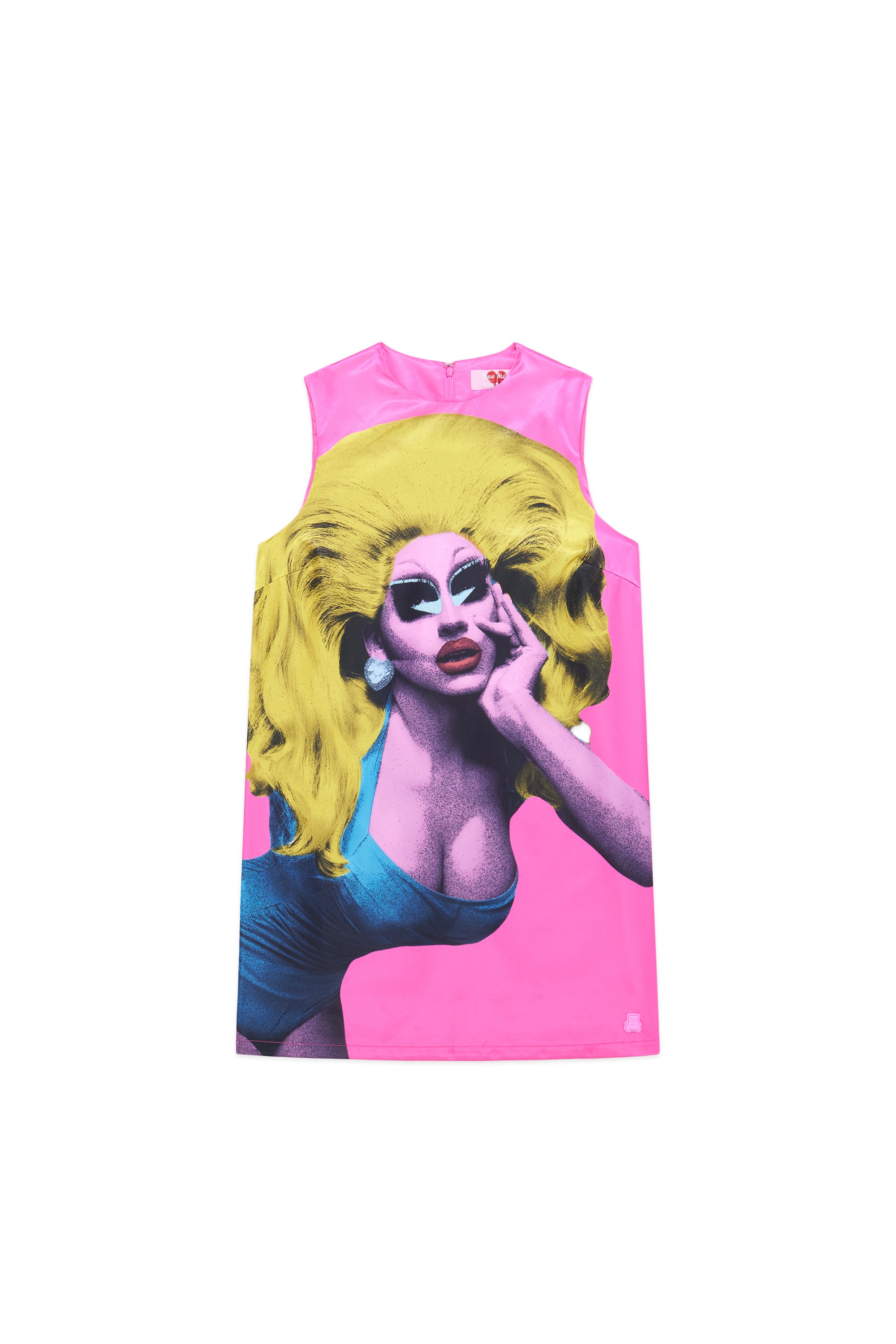 TF x Trixie Portrait Satin A-Line Dress