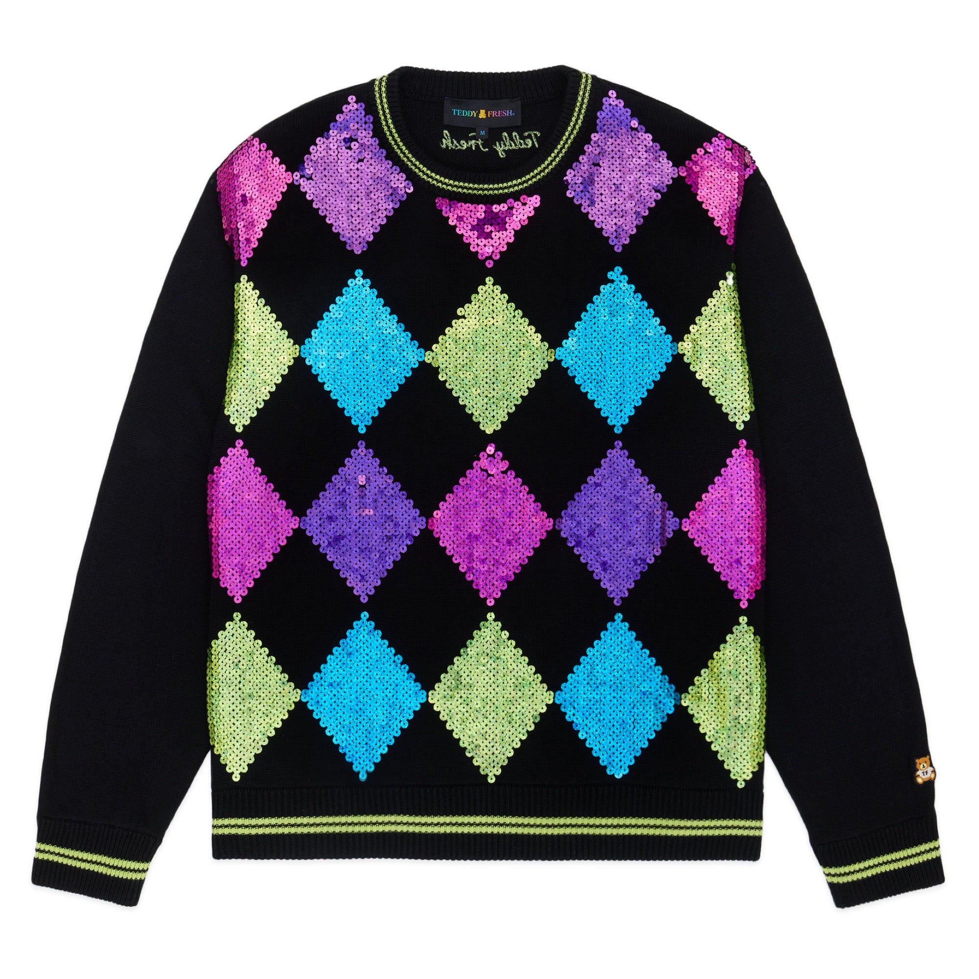 Teddy fresh 2025 embroidered sweater