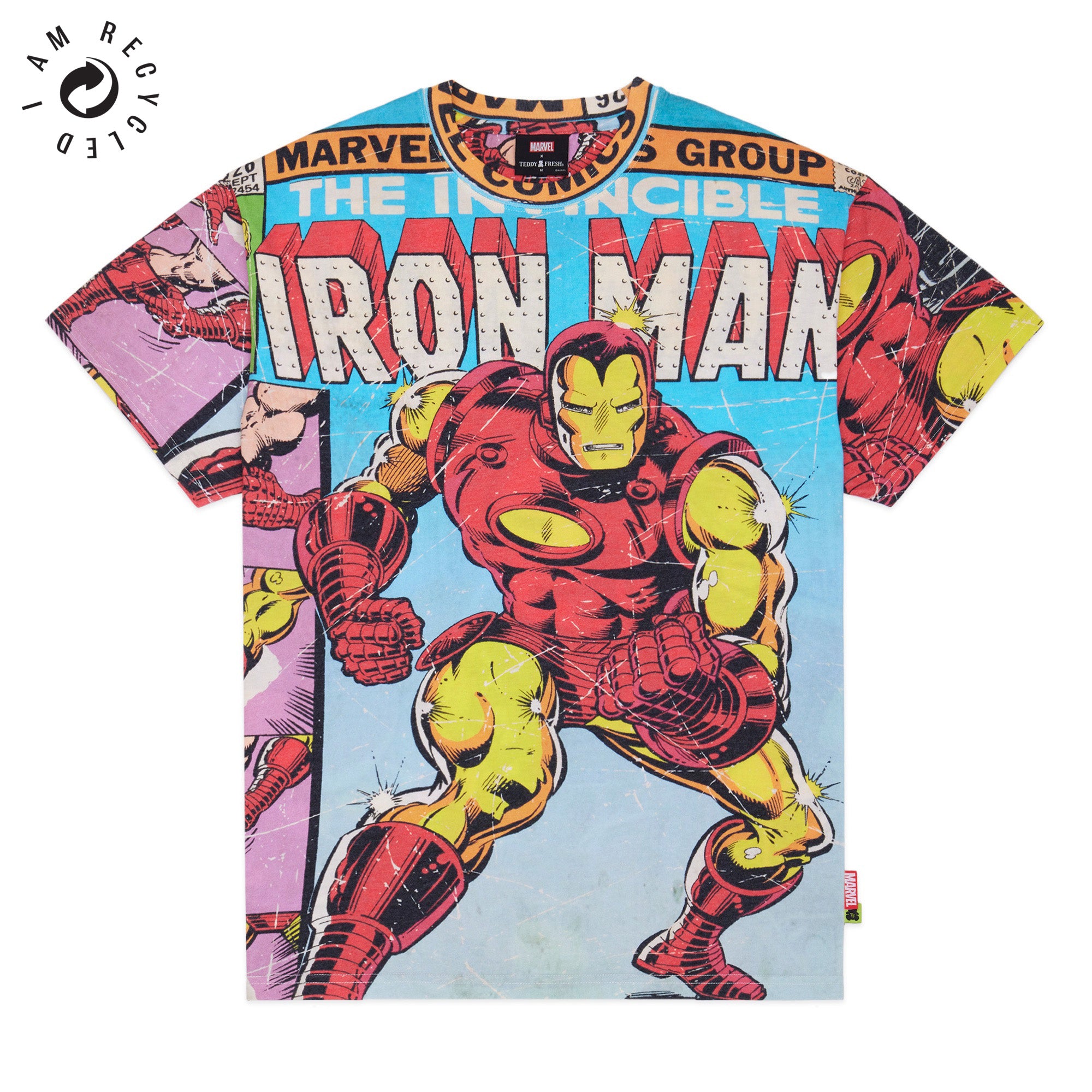 Fresh Iron TF Teddy Marvel Comic Tee Man x -