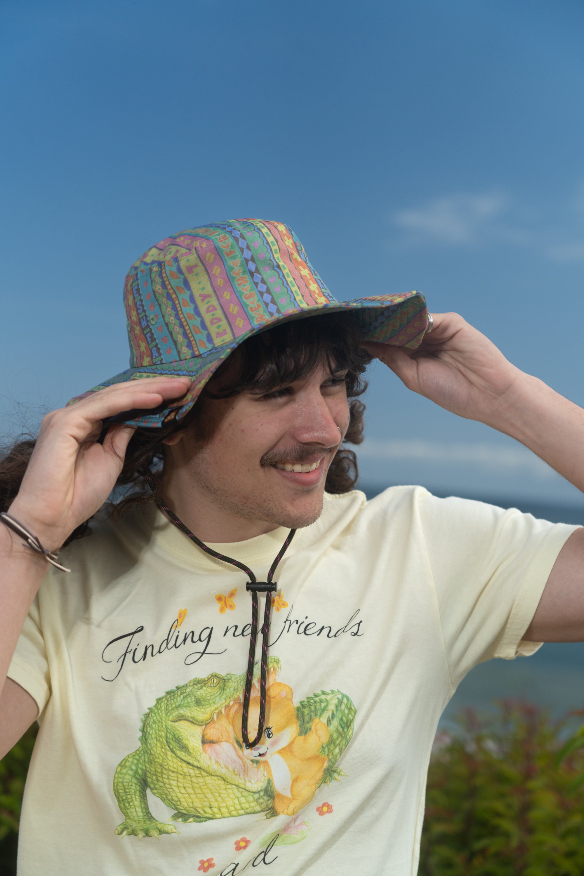 80's Stripe Boonie Hat
