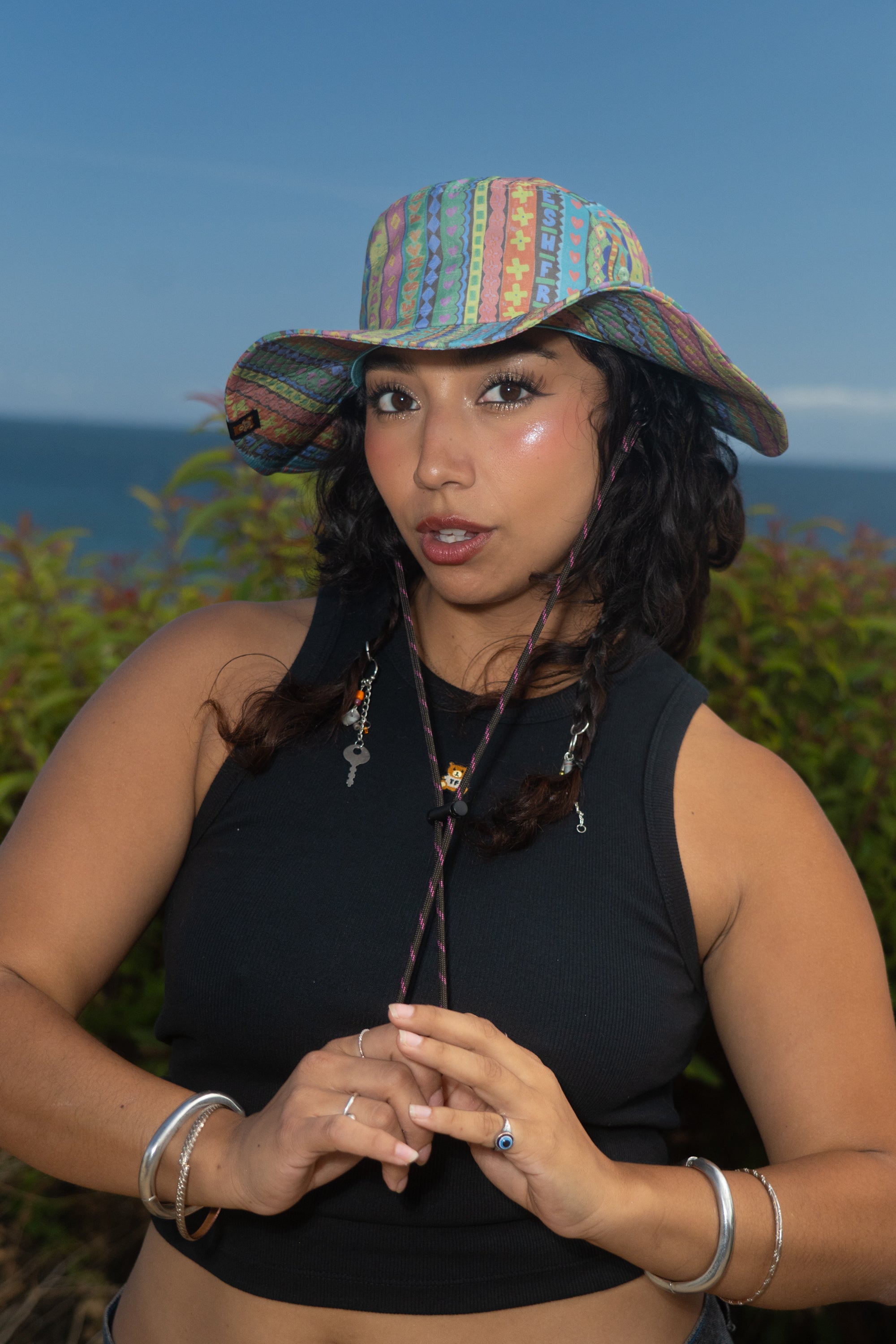 80's Stripe Boonie Hat