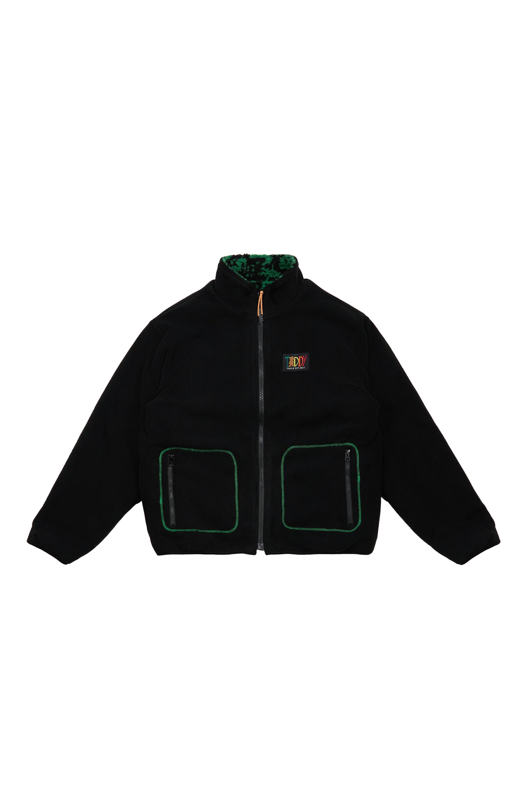Cabin In The Woods Reversible Sherpa Jacket