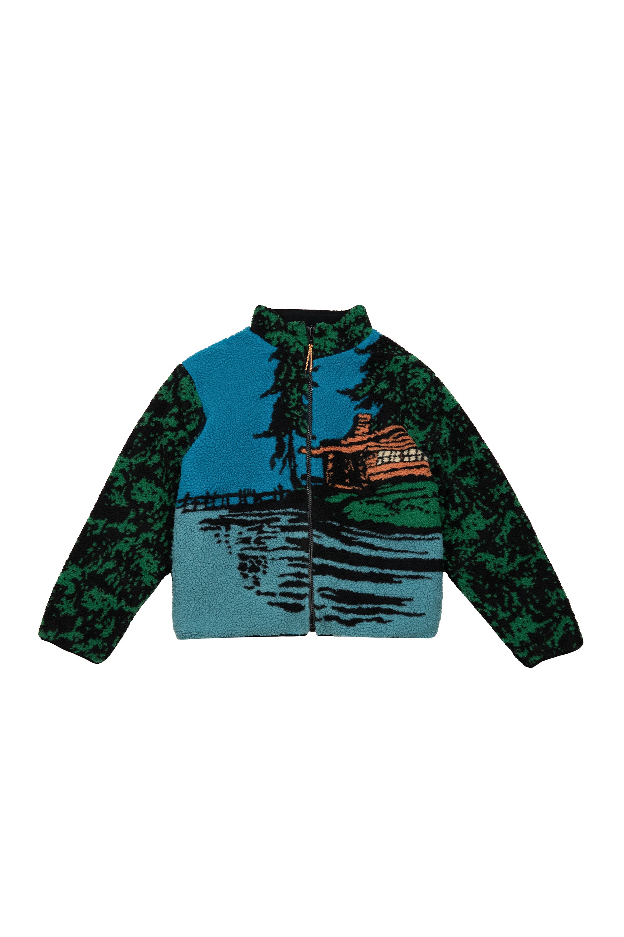 Cabin In The Woods Reversible Sherpa Jacket