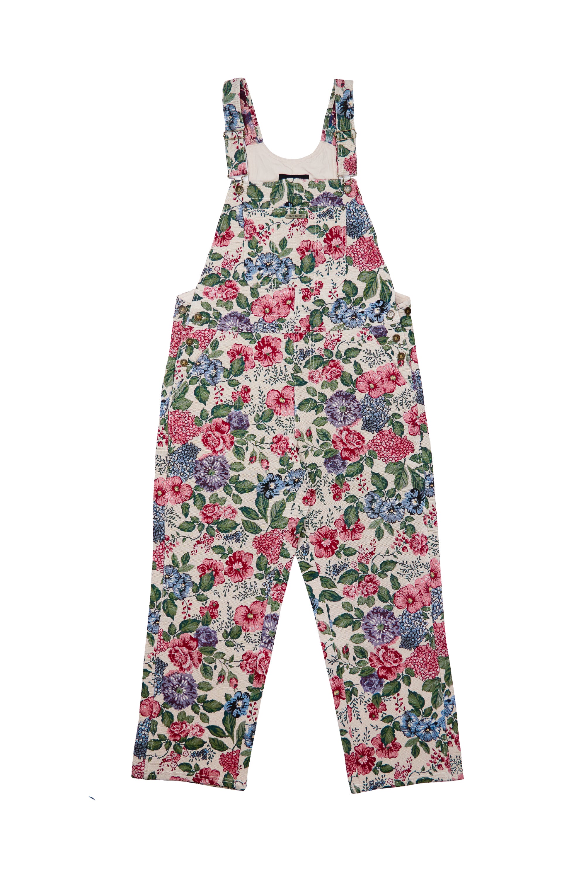 Floral Tapestry Overalls