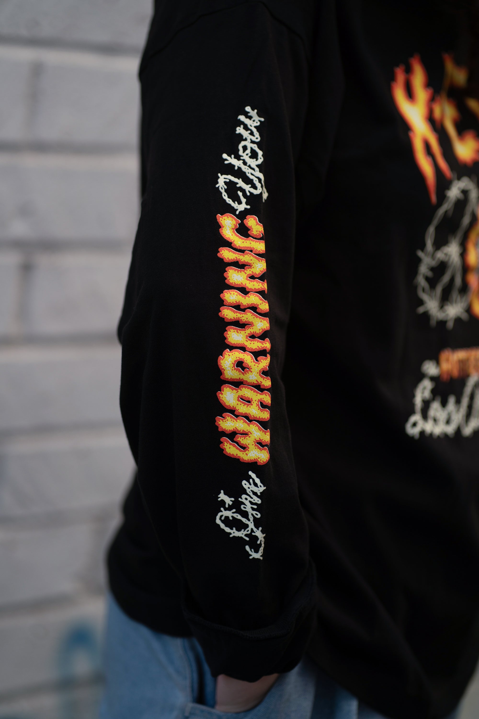 K-ETH Drop Shoulder Long Sleeve Tee