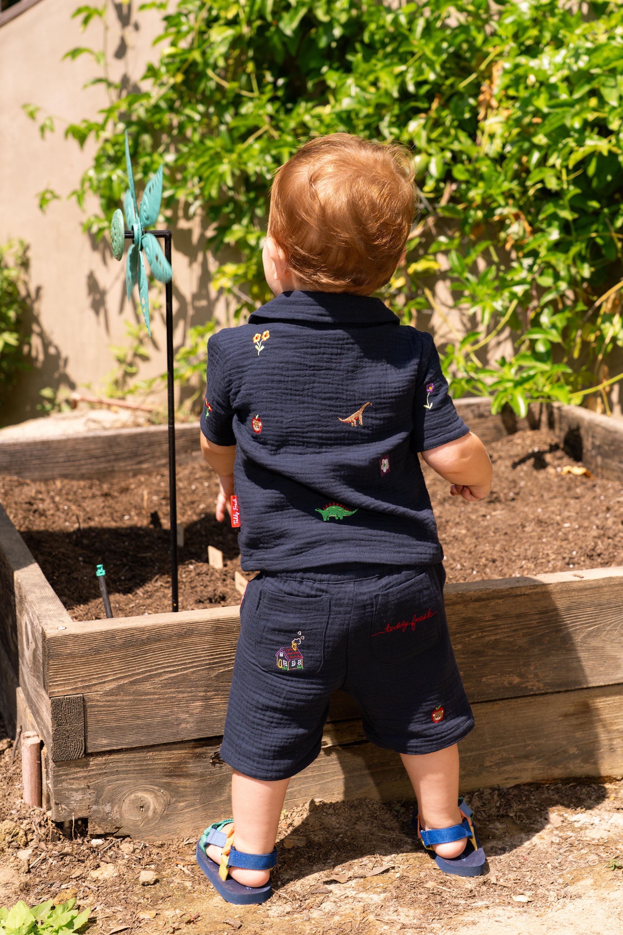 Bear In The Country Kids Shorts