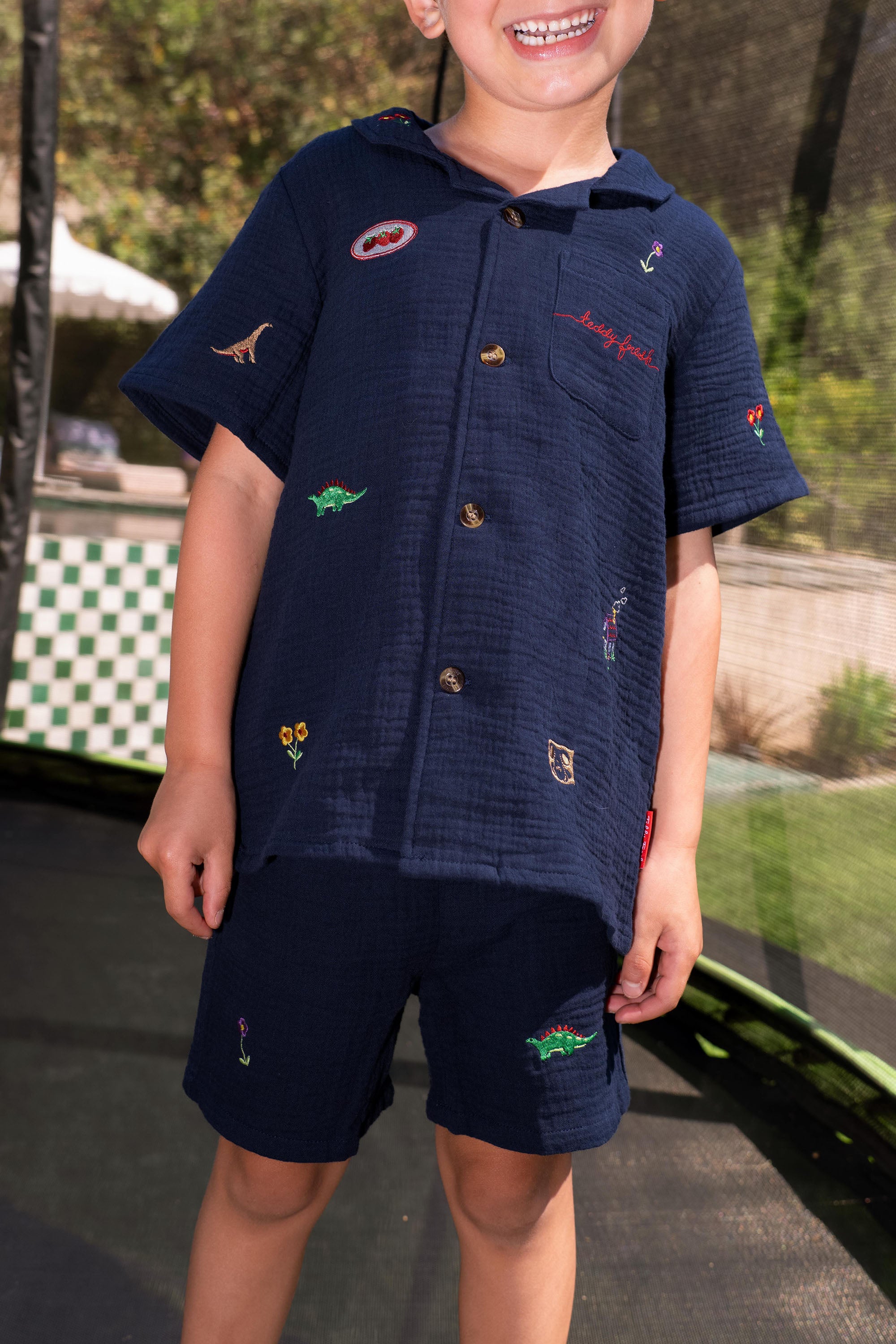 Bear In The Country Kids Shorts