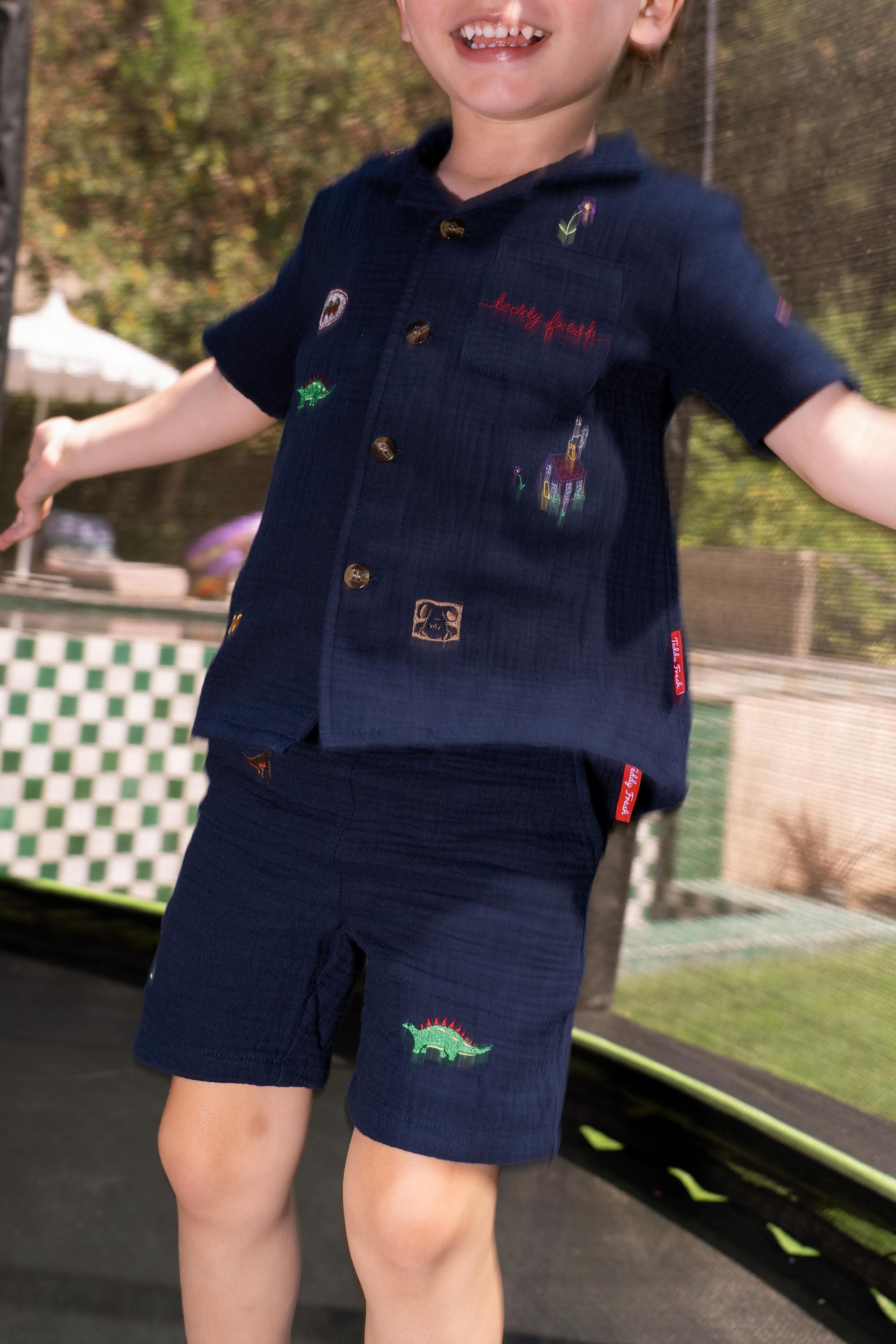 Bear In The Country Kids Shorts