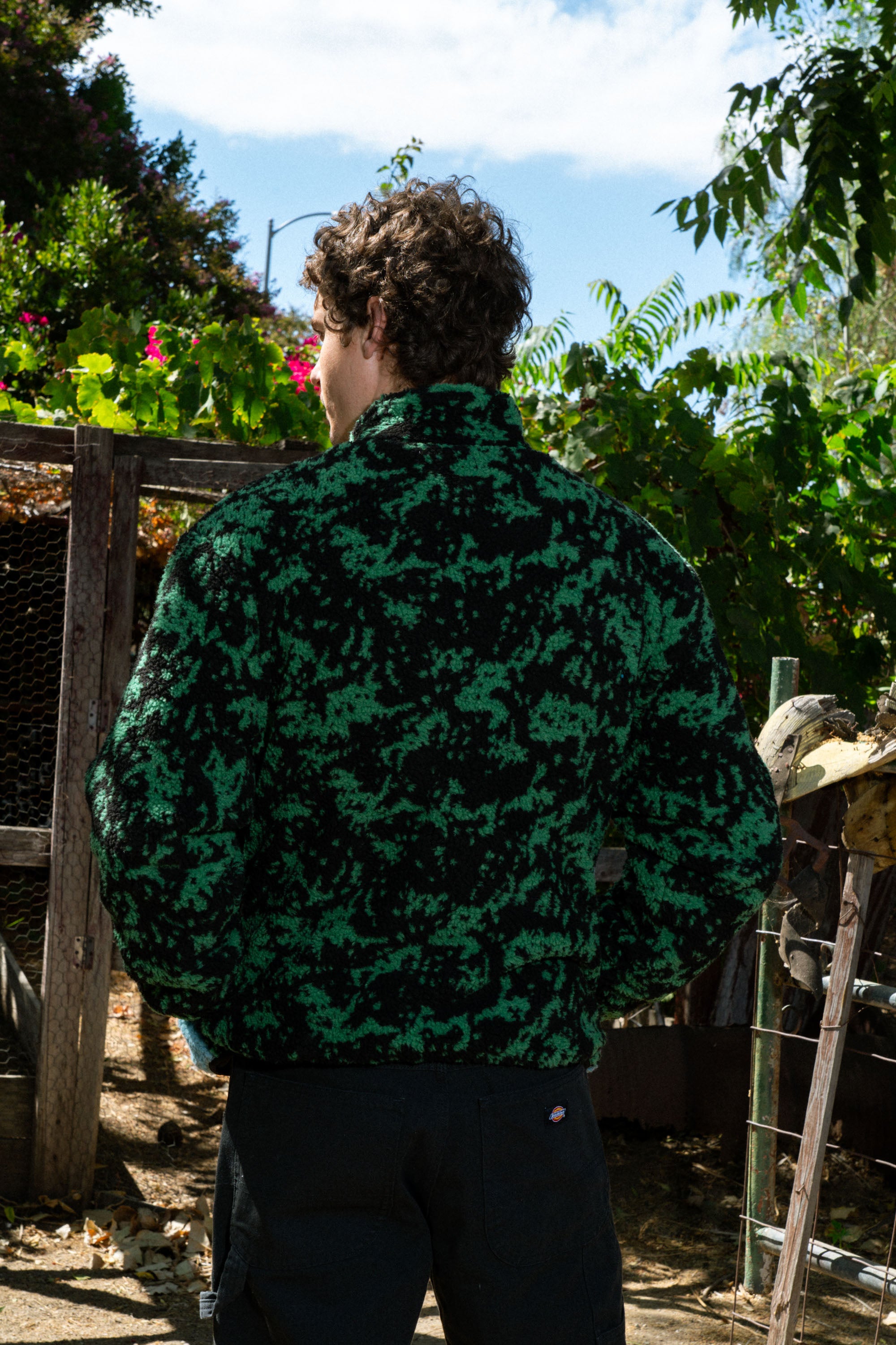 Cabin In The Woods Reversible Sherpa Jacket