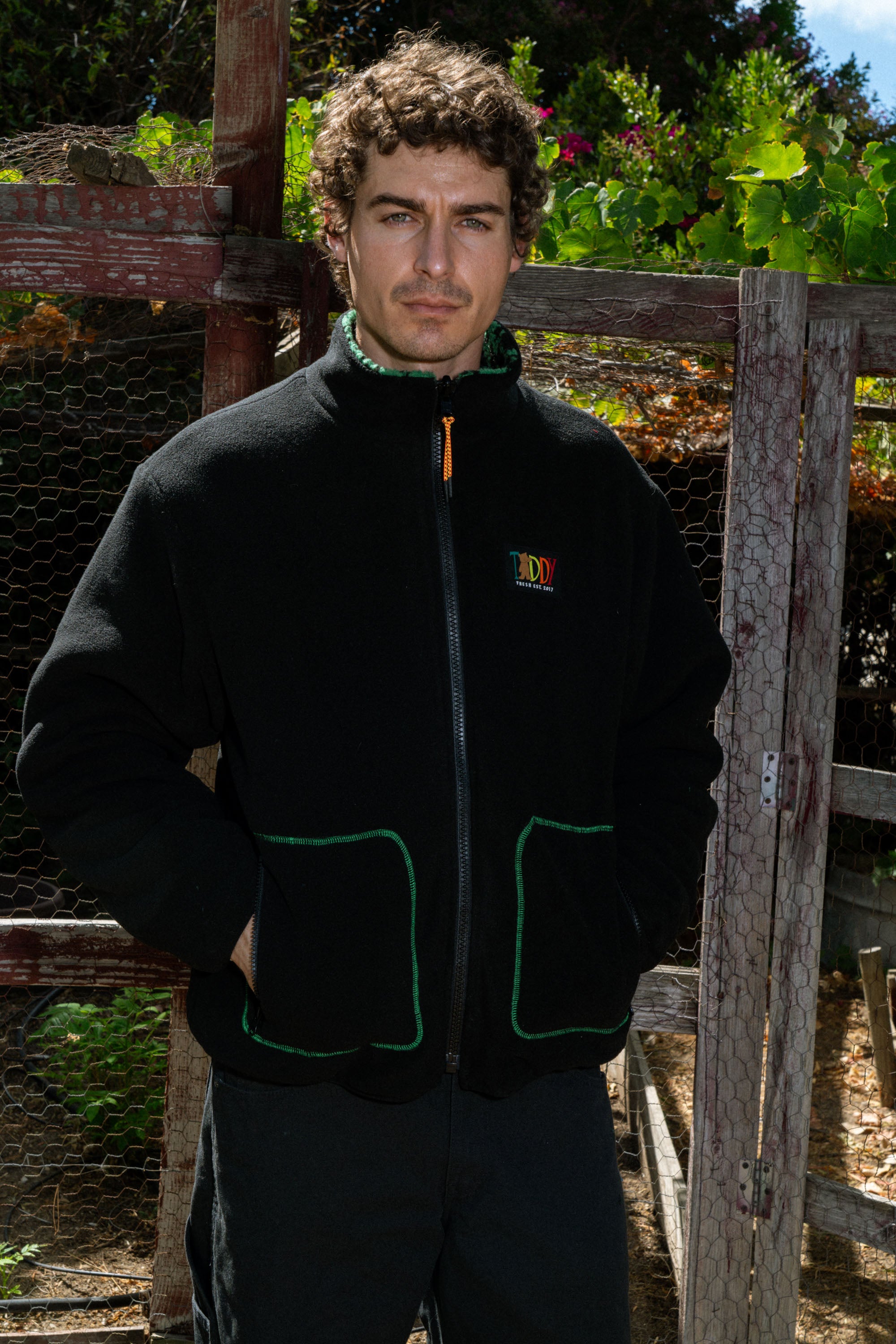 Cabin In The Woods Reversible Sherpa Jacket
