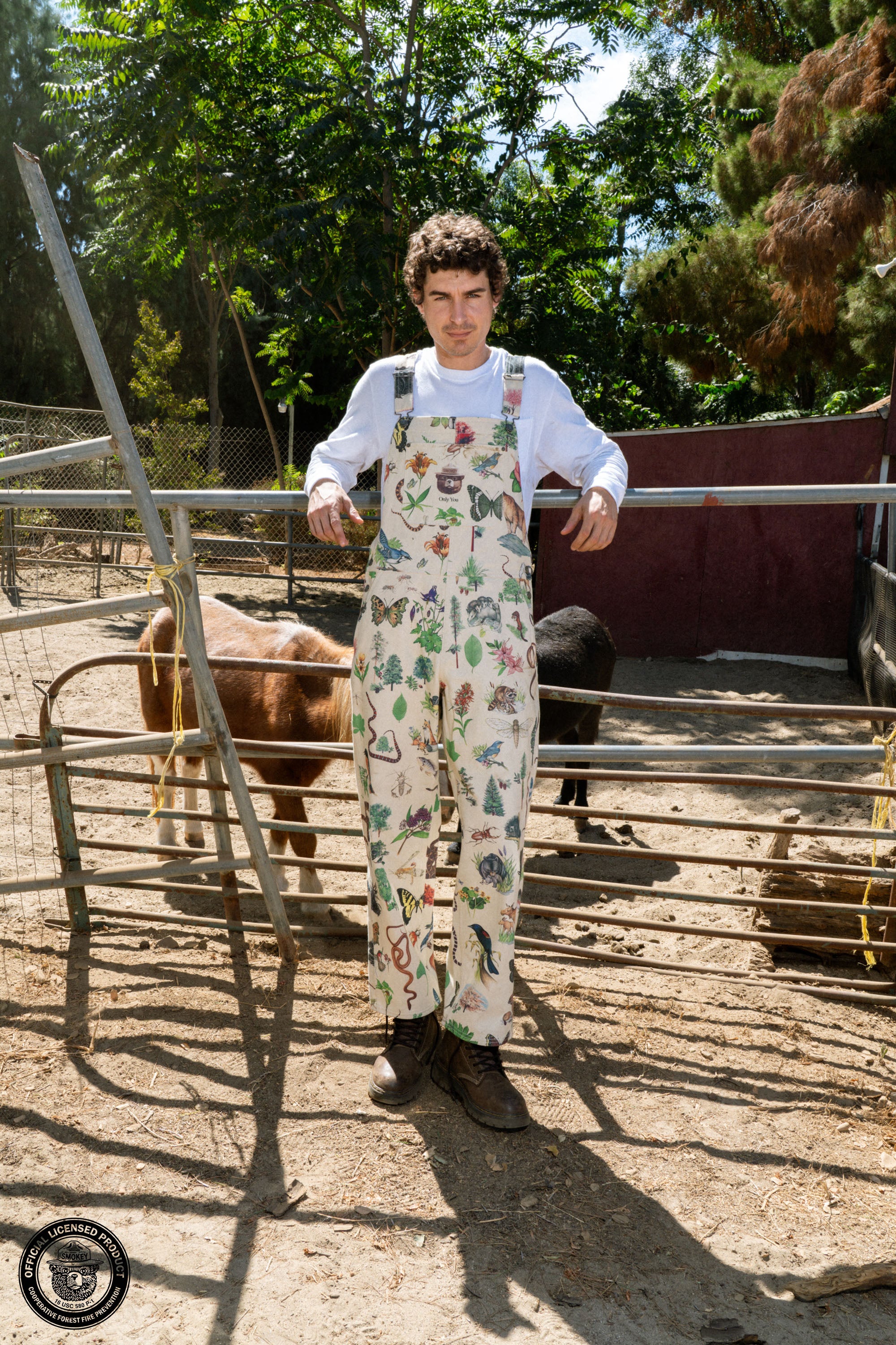 TF x Smokey Bear Critters Overalls