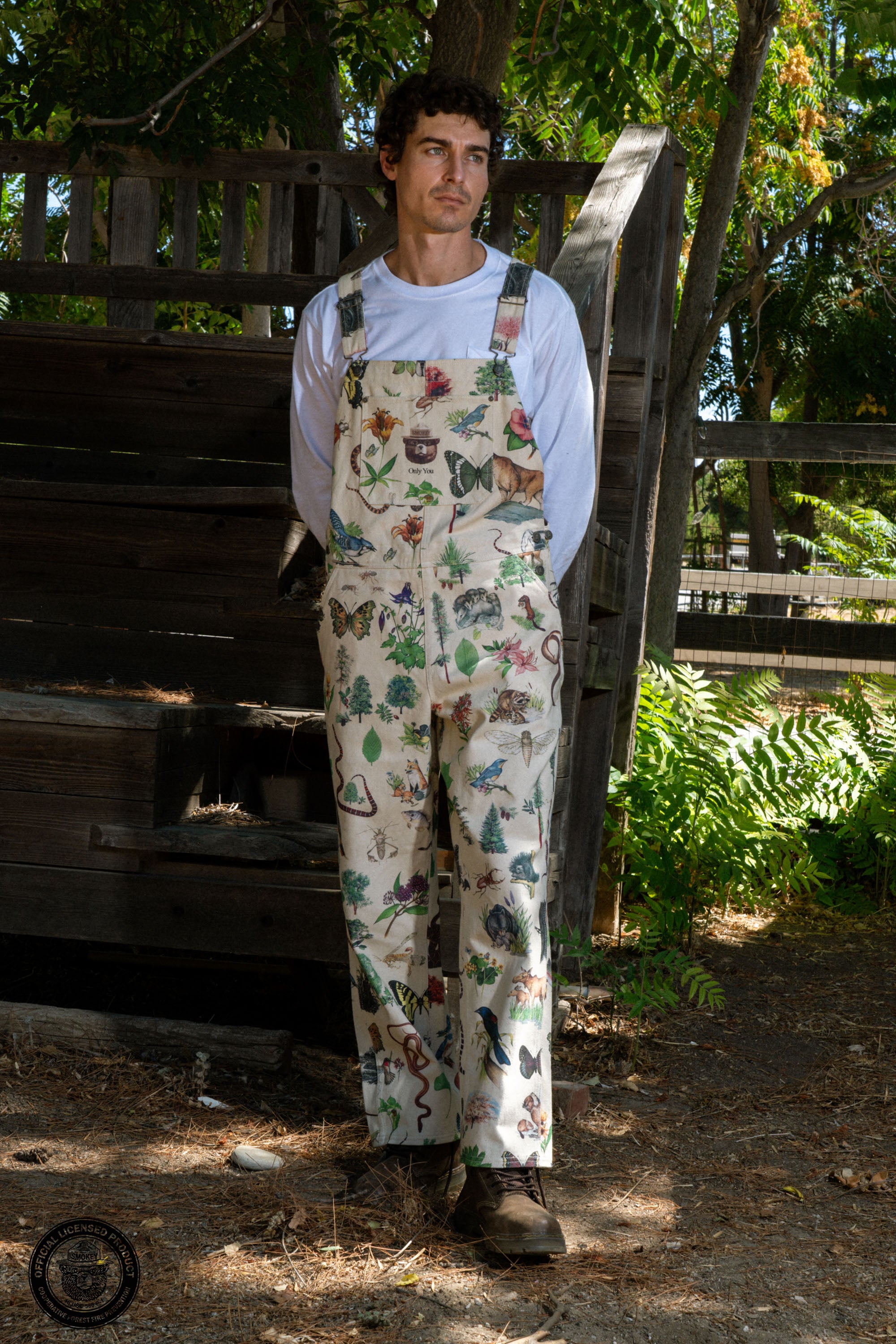 TF x Smokey Bear Critters Overalls