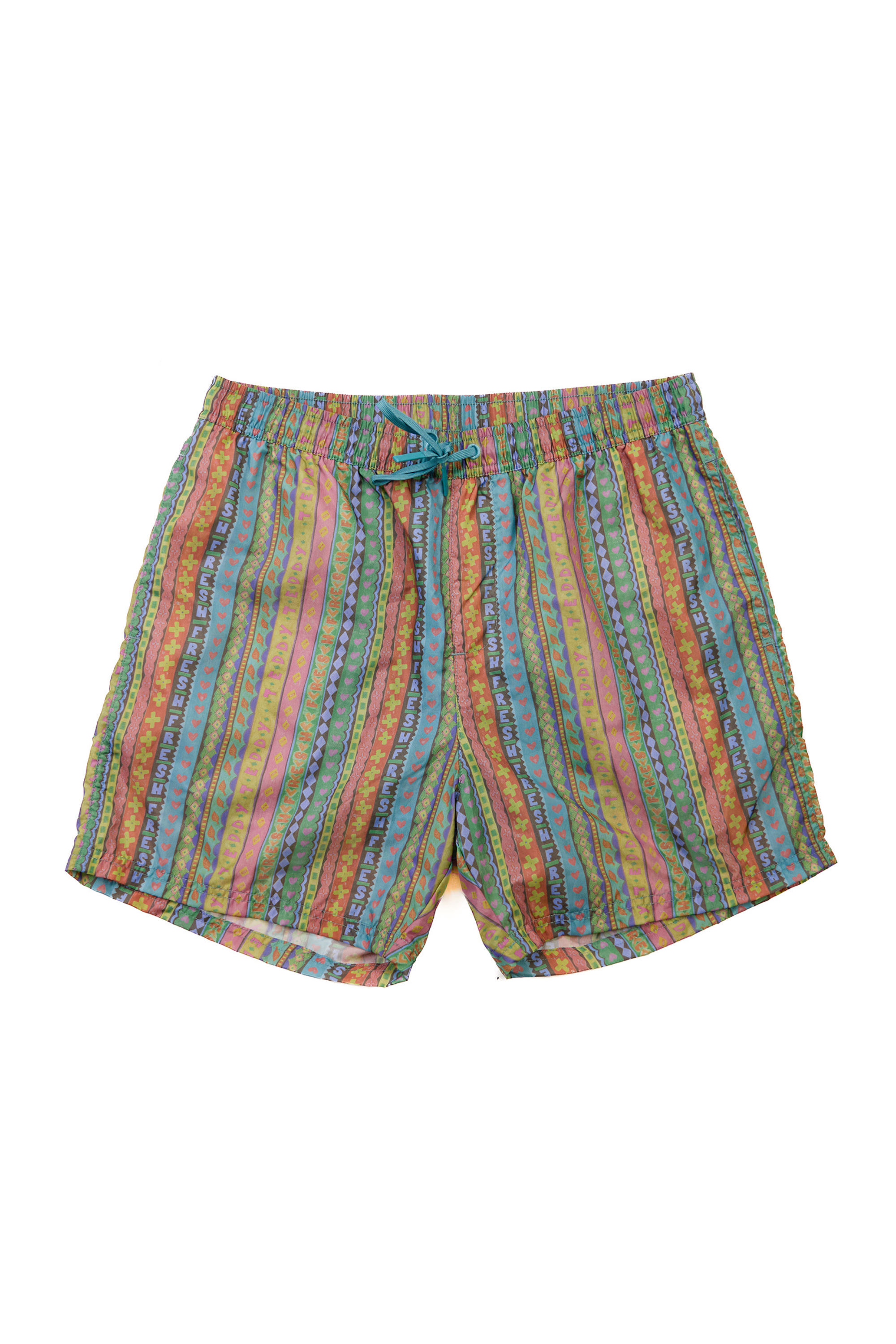 80's Stripe Swim Short