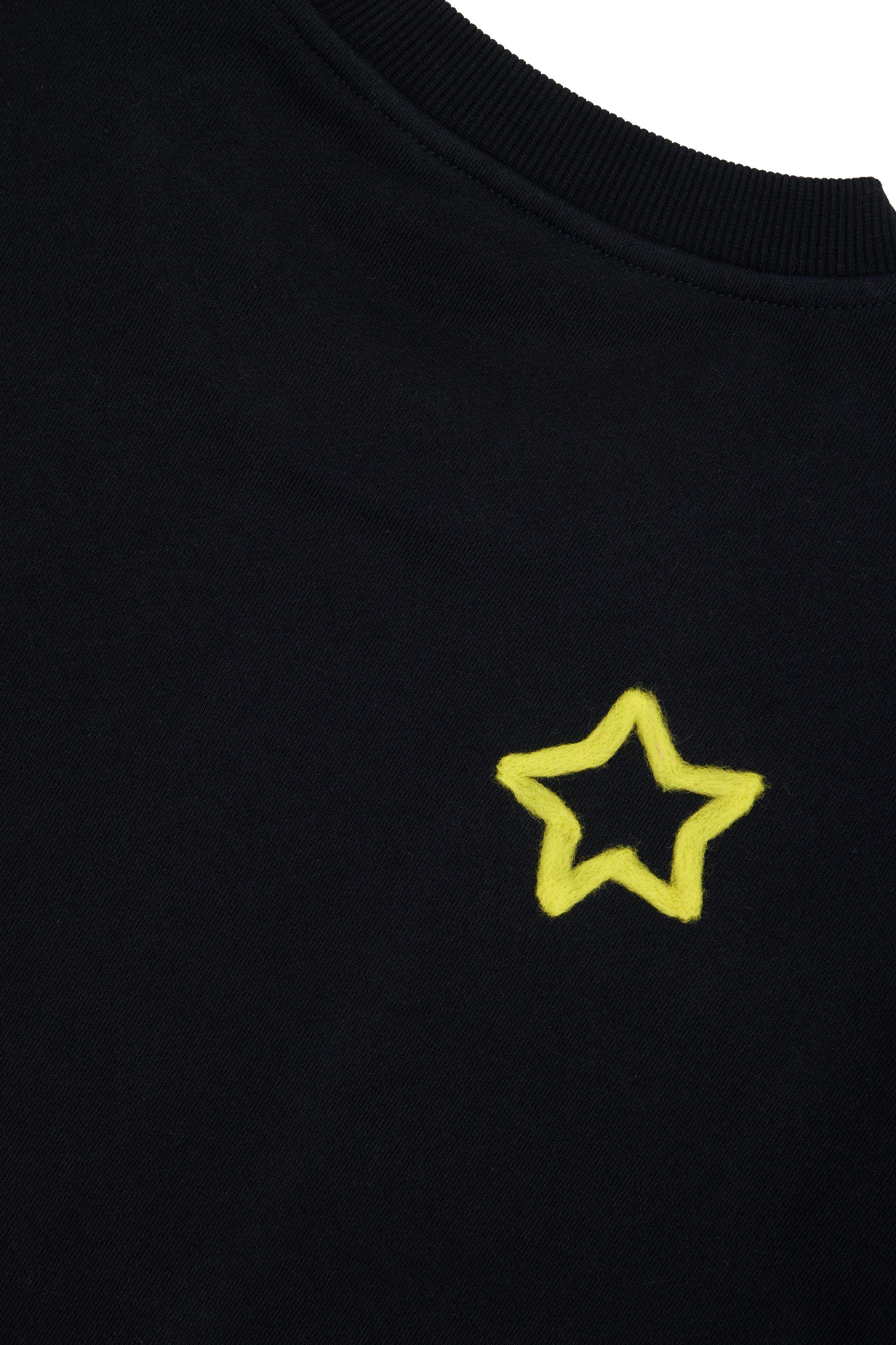Needle Felted Embroidered Crewneck