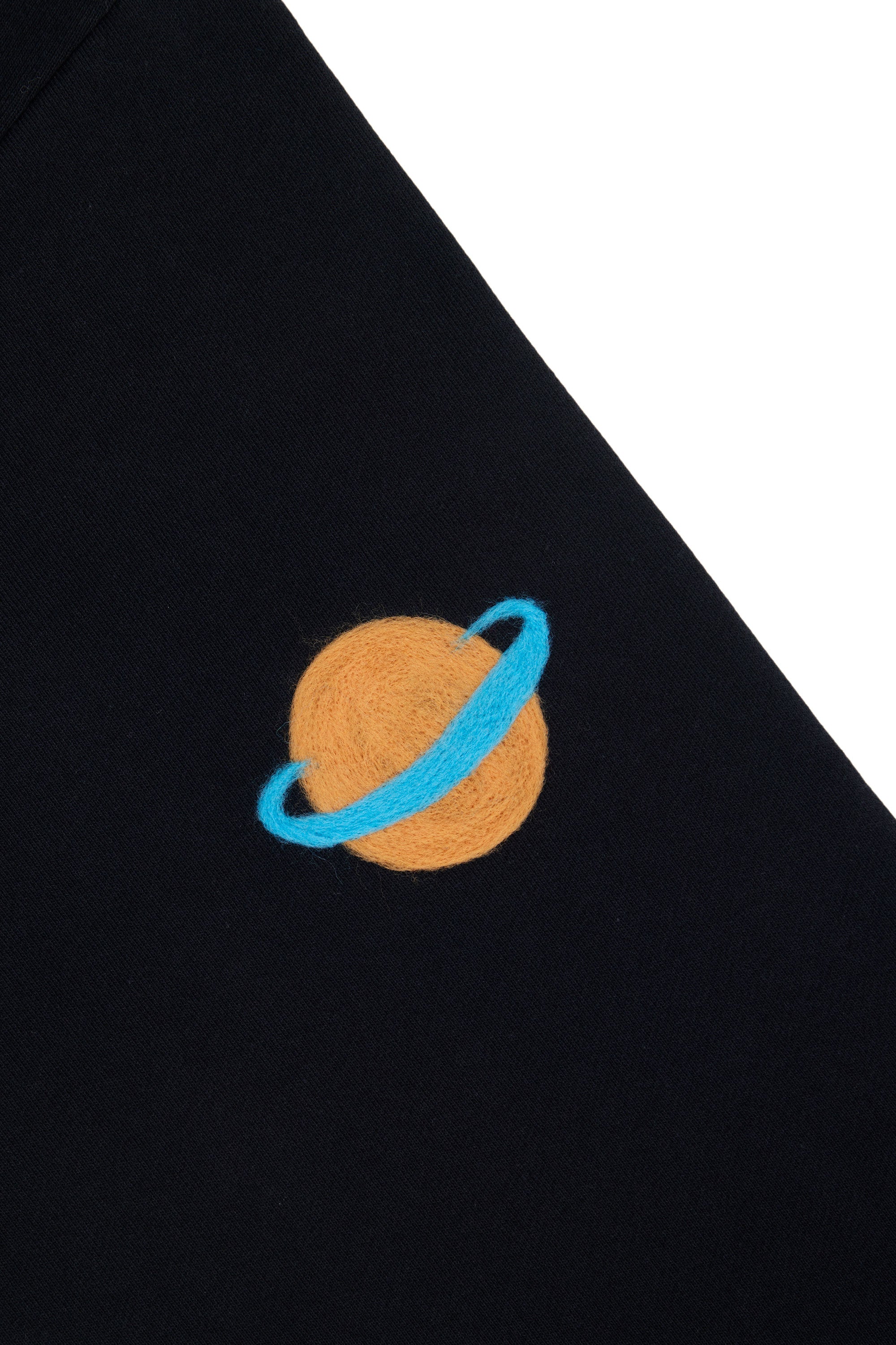 Needle Felted Embroidered Crewneck