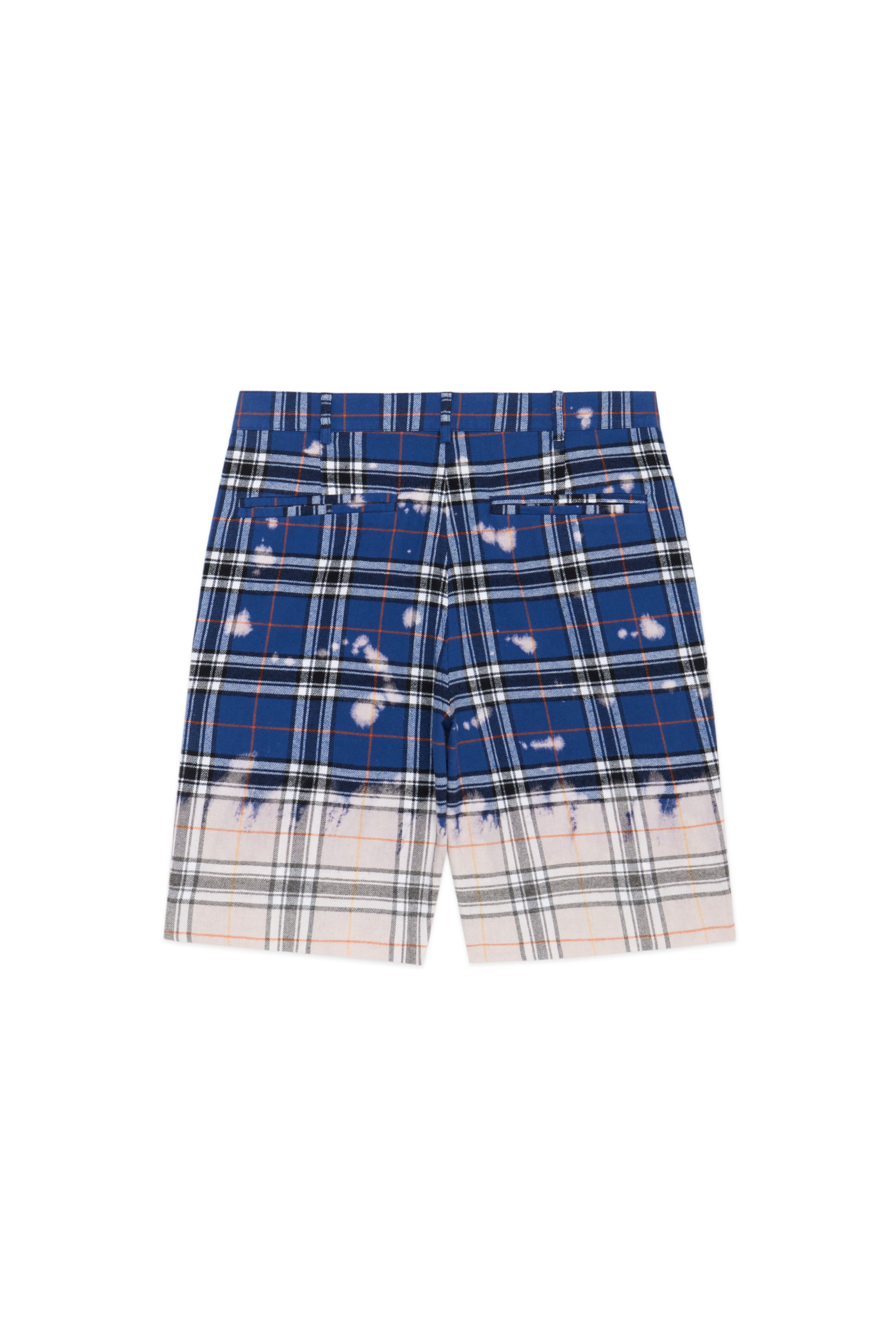 Bleached Flannel Shorts
