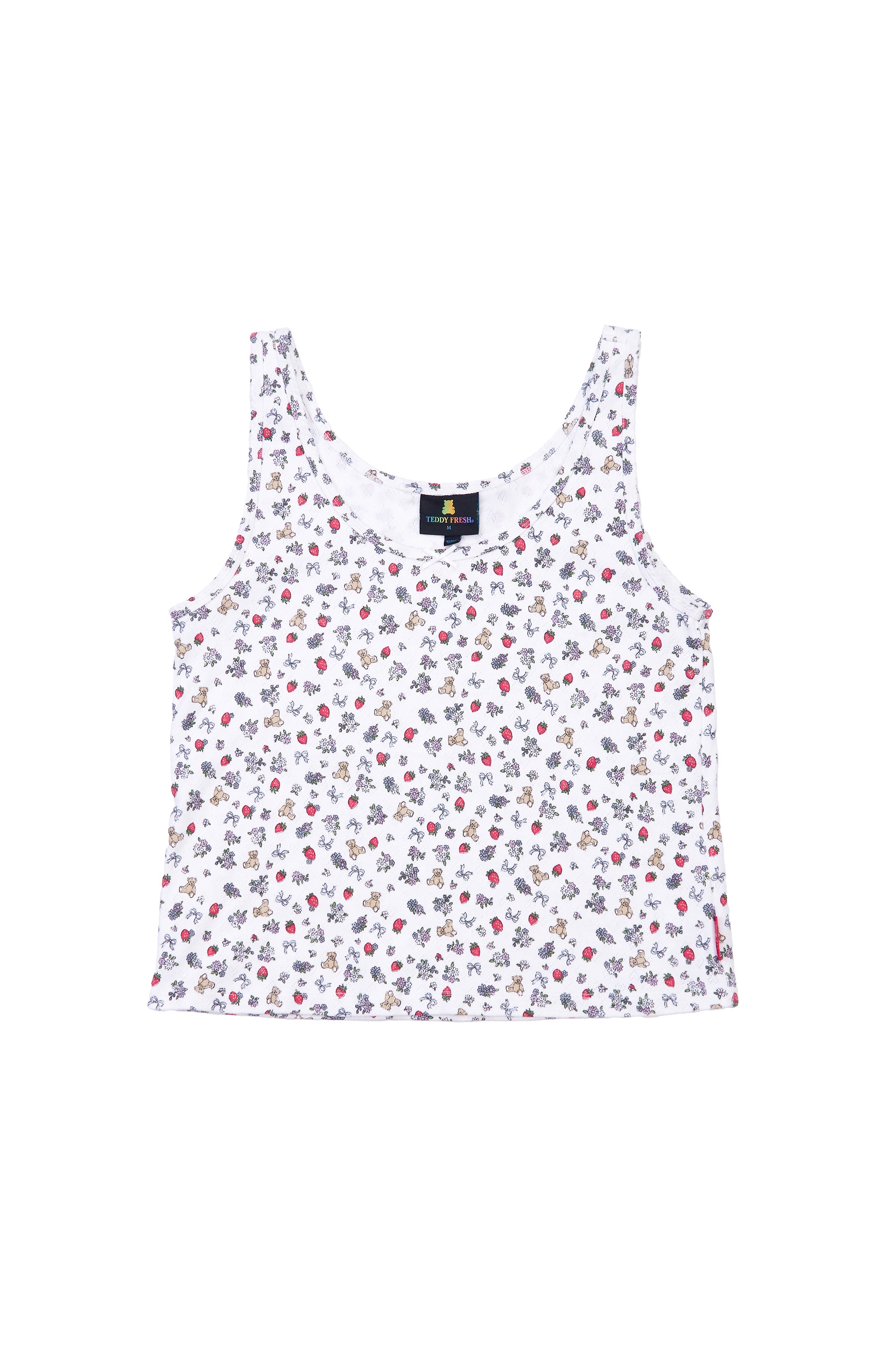 Strawberry Pointelle Tank