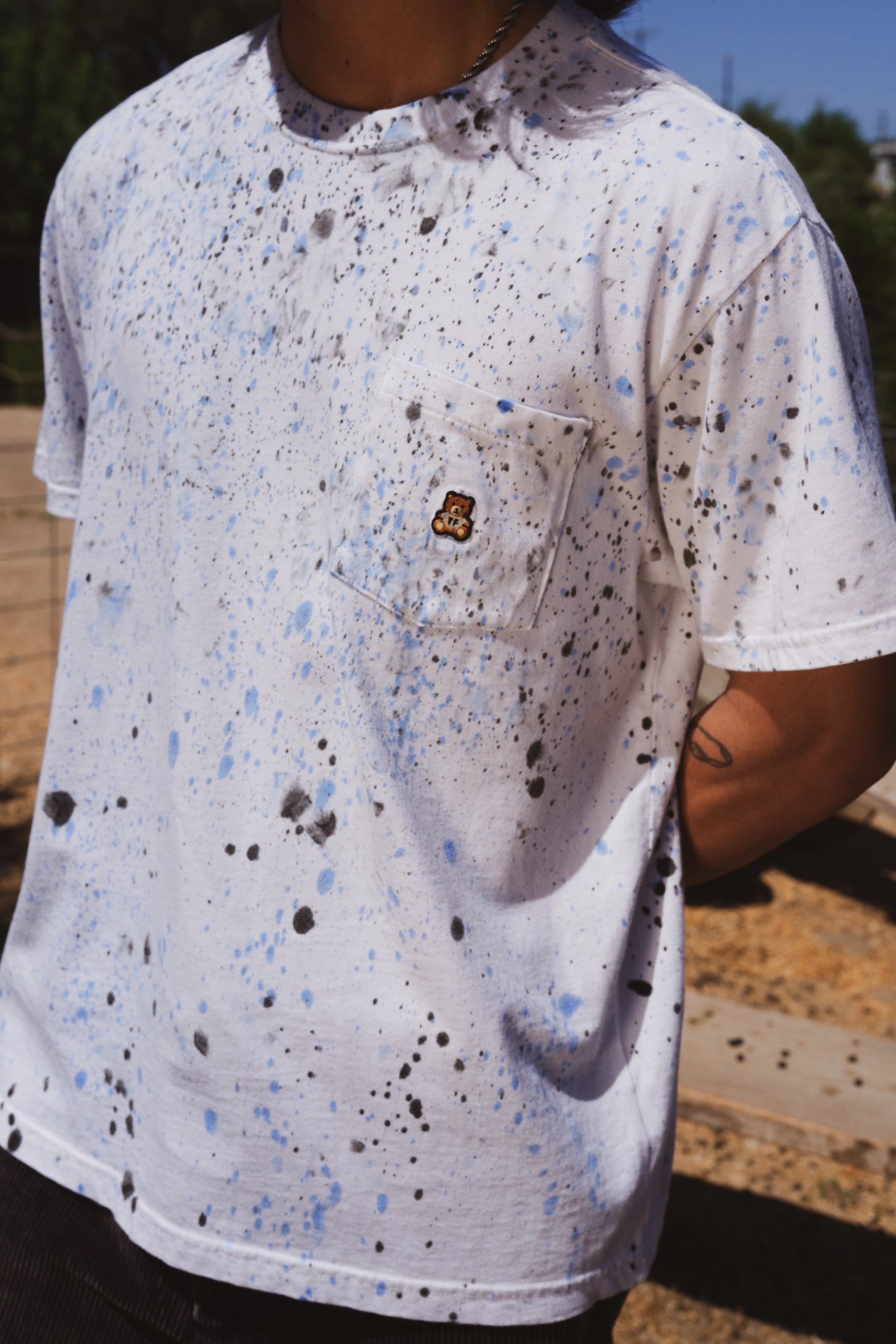 Splatter Dye Pocket Tee