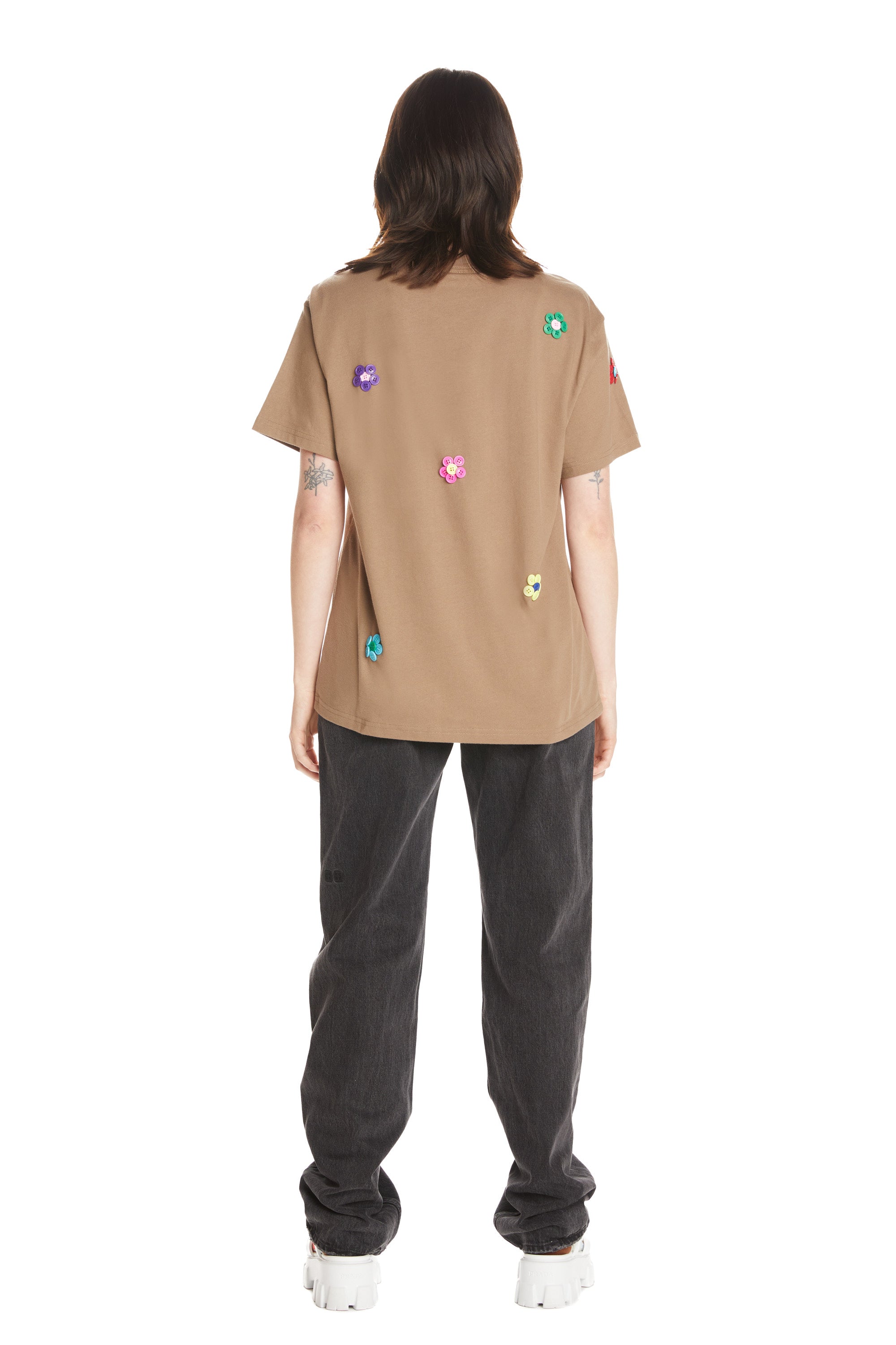 Button Flowers Tee