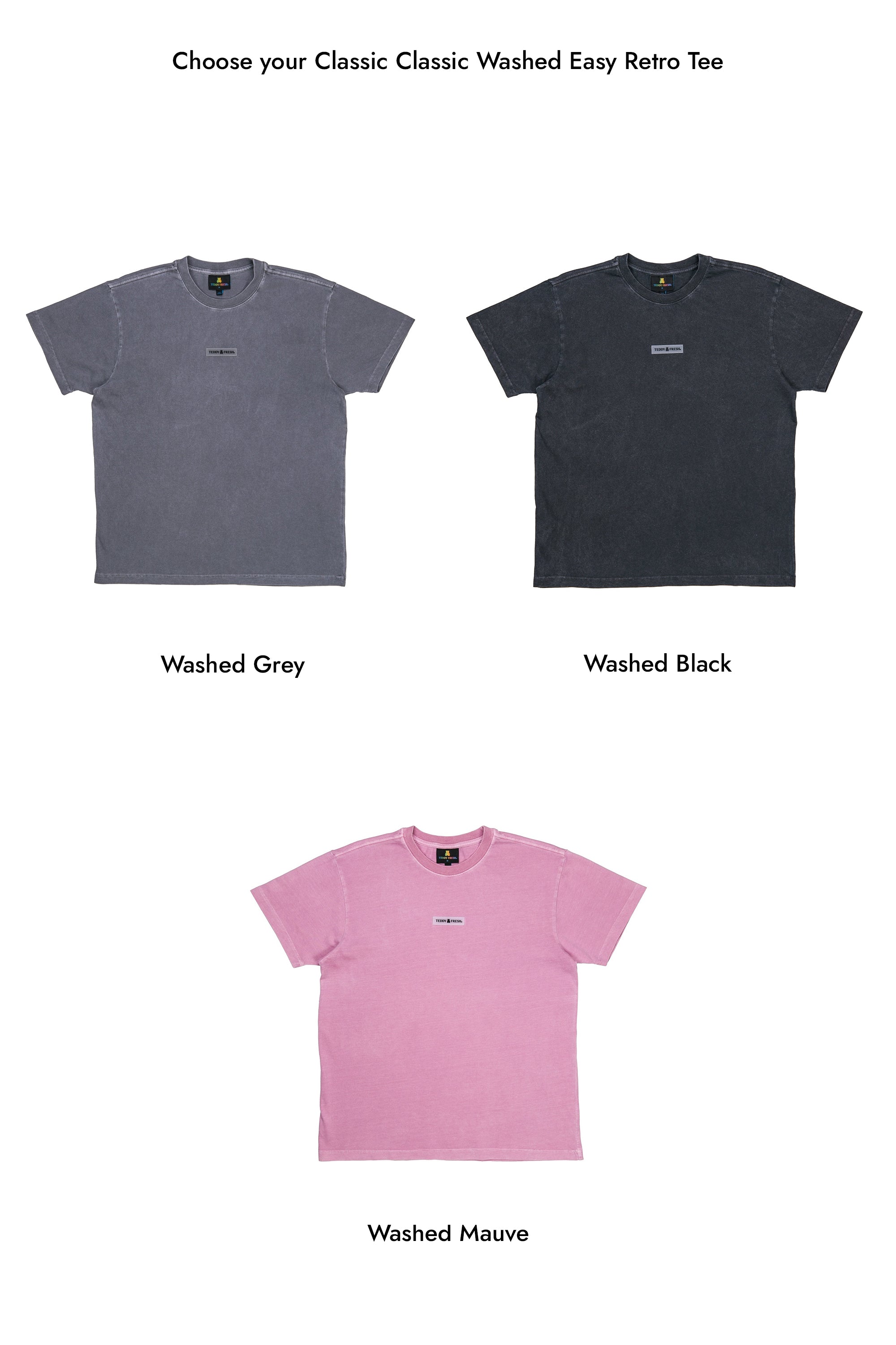 Classic Washed Easy Retro Tee Bundle