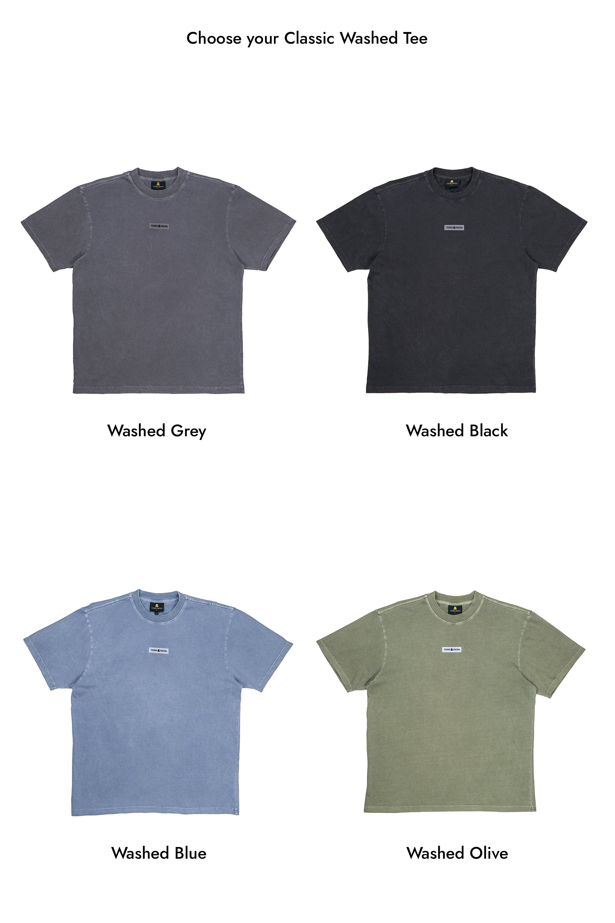 Classic Washed Boxy Zip Hoodie Bundle