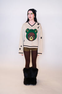 TF x Beepy Bella Froggy Bear Sweater