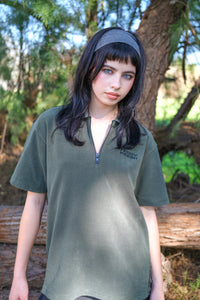 Terry Zip Polo