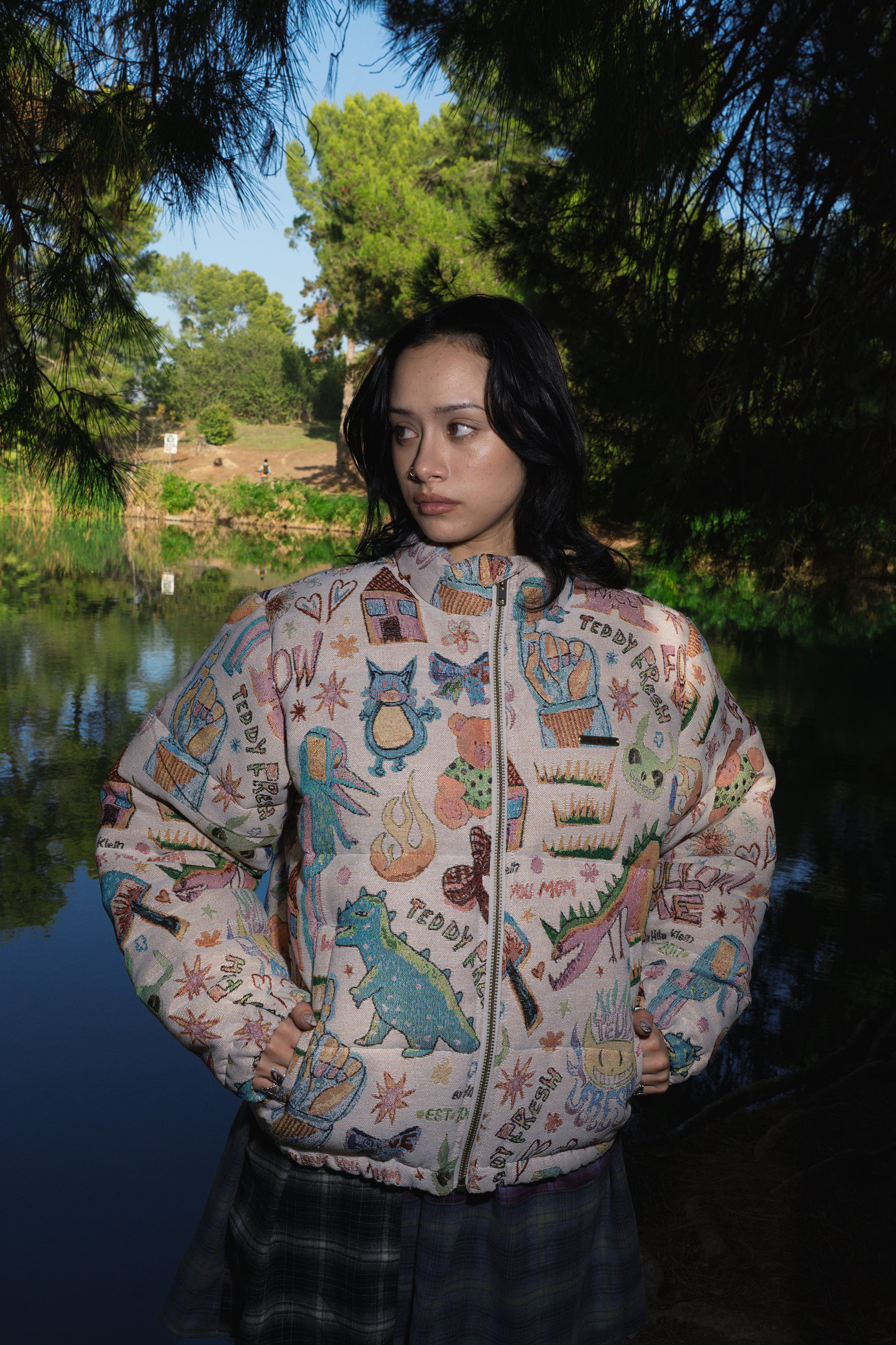 Sketches Tapestry Puffer