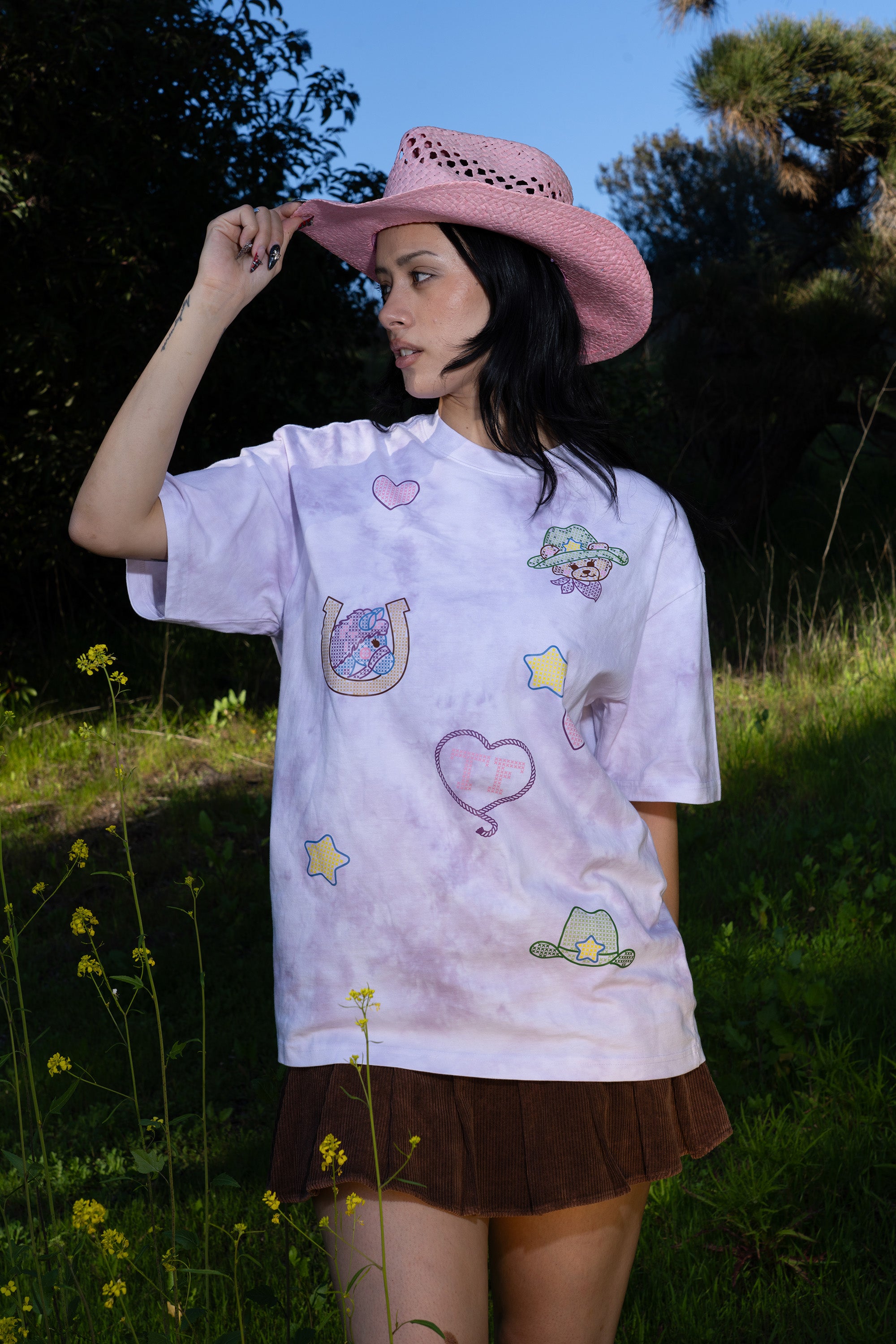 Western Tie Dye Tee - Teddy Fresh