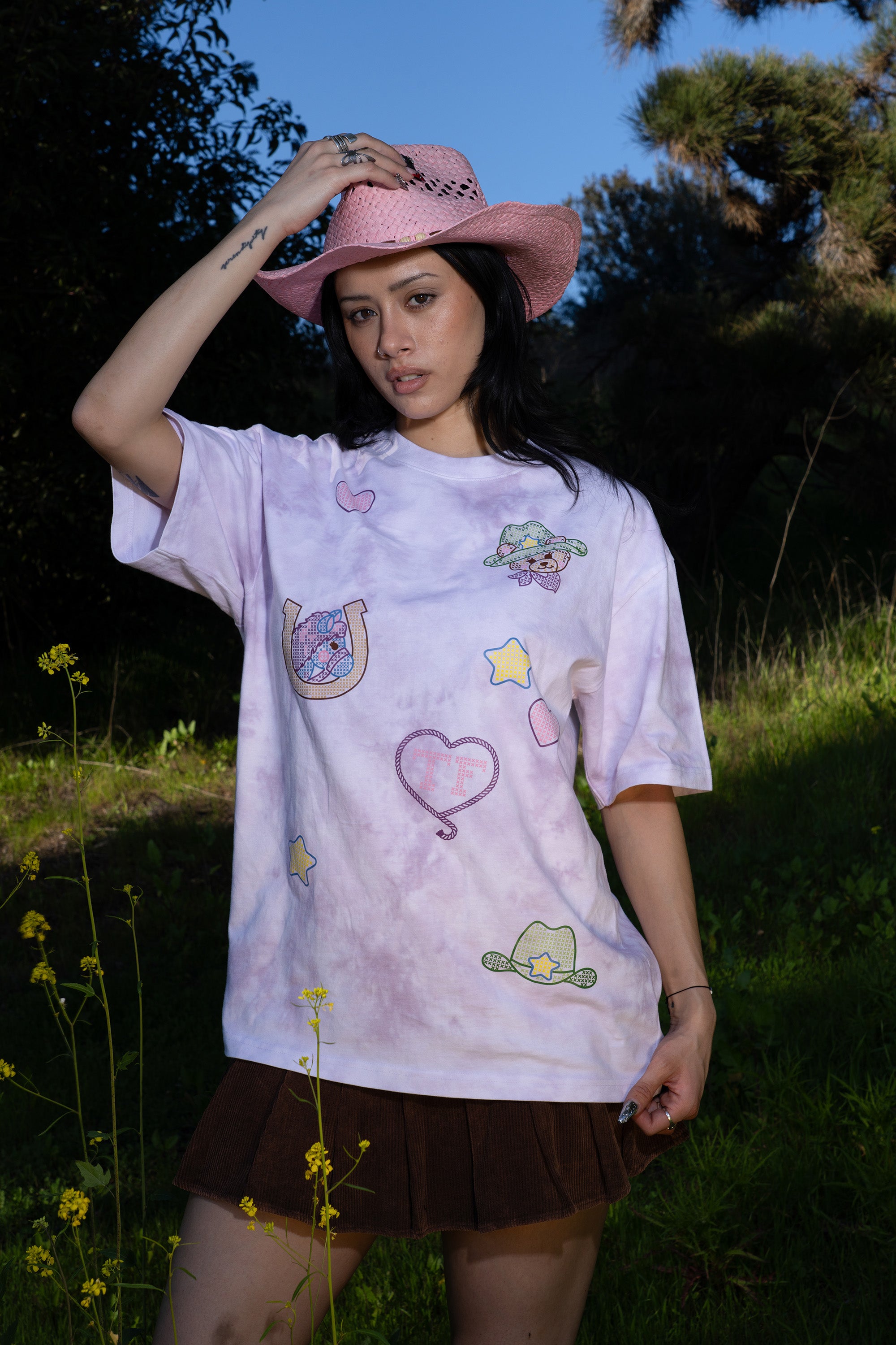 Western Tie Dye Tee - Teddy Fresh