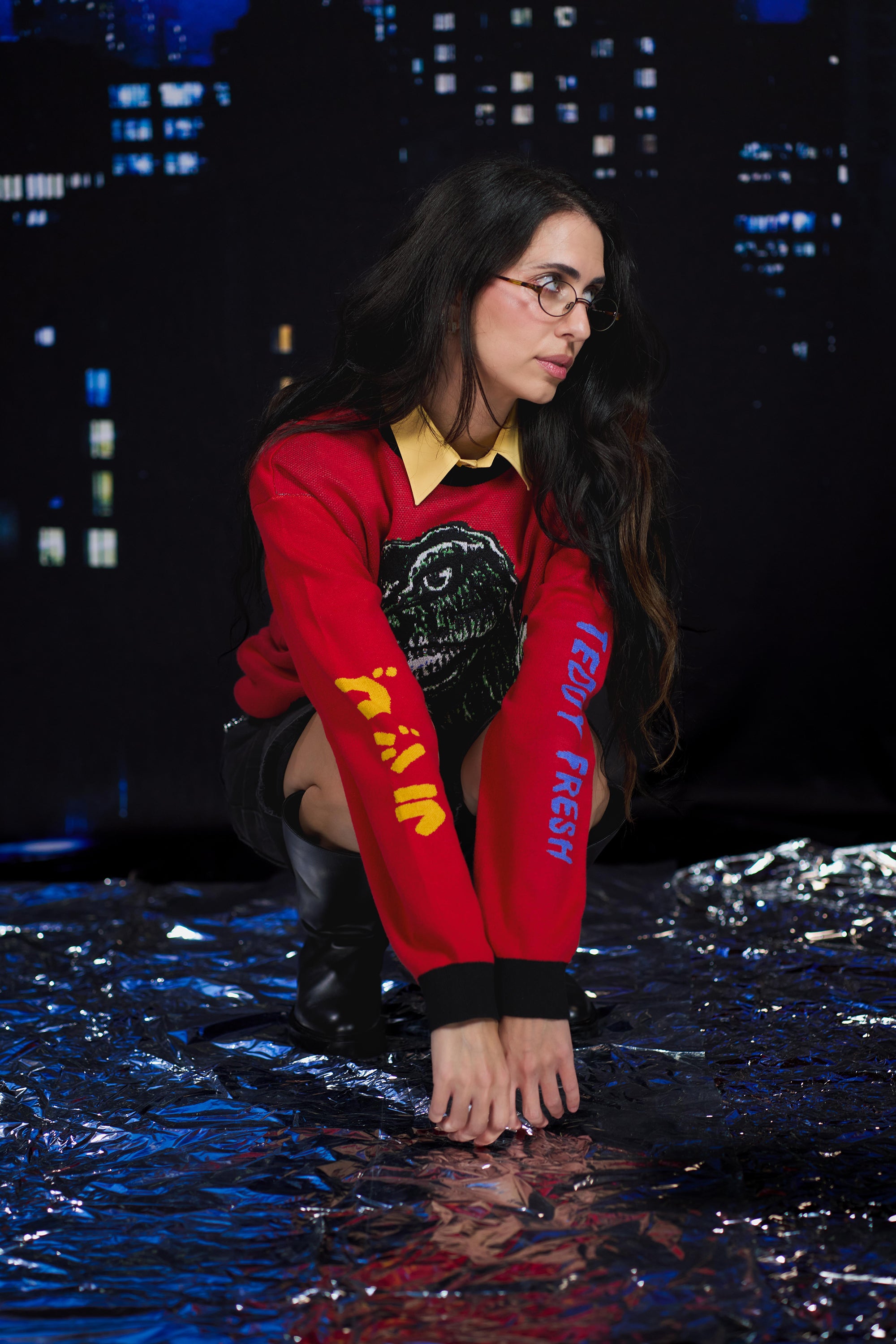 TF x Godzilla Retro Rampage Sweater