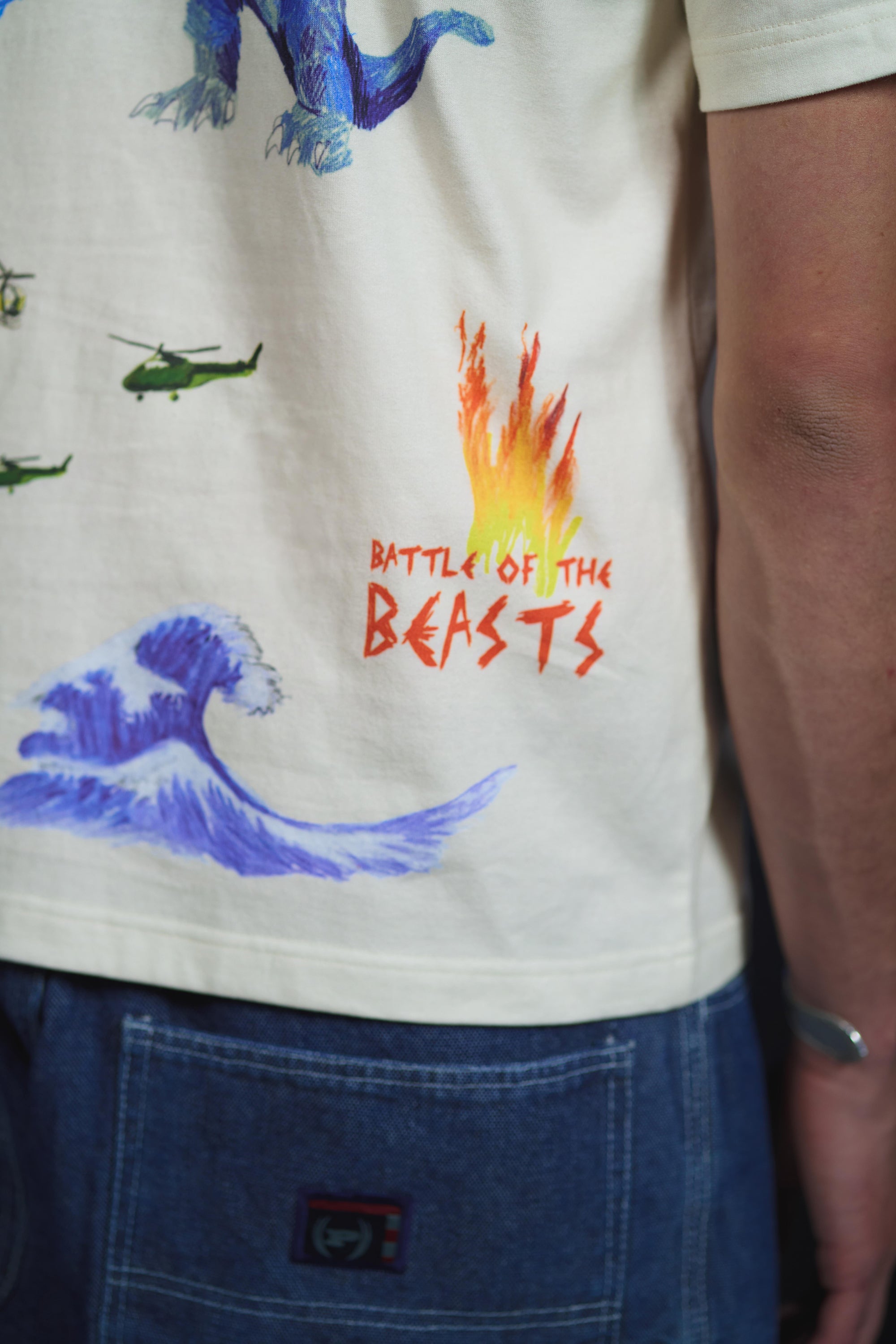 TF x Godzilla Battle Of The Beasts Tee