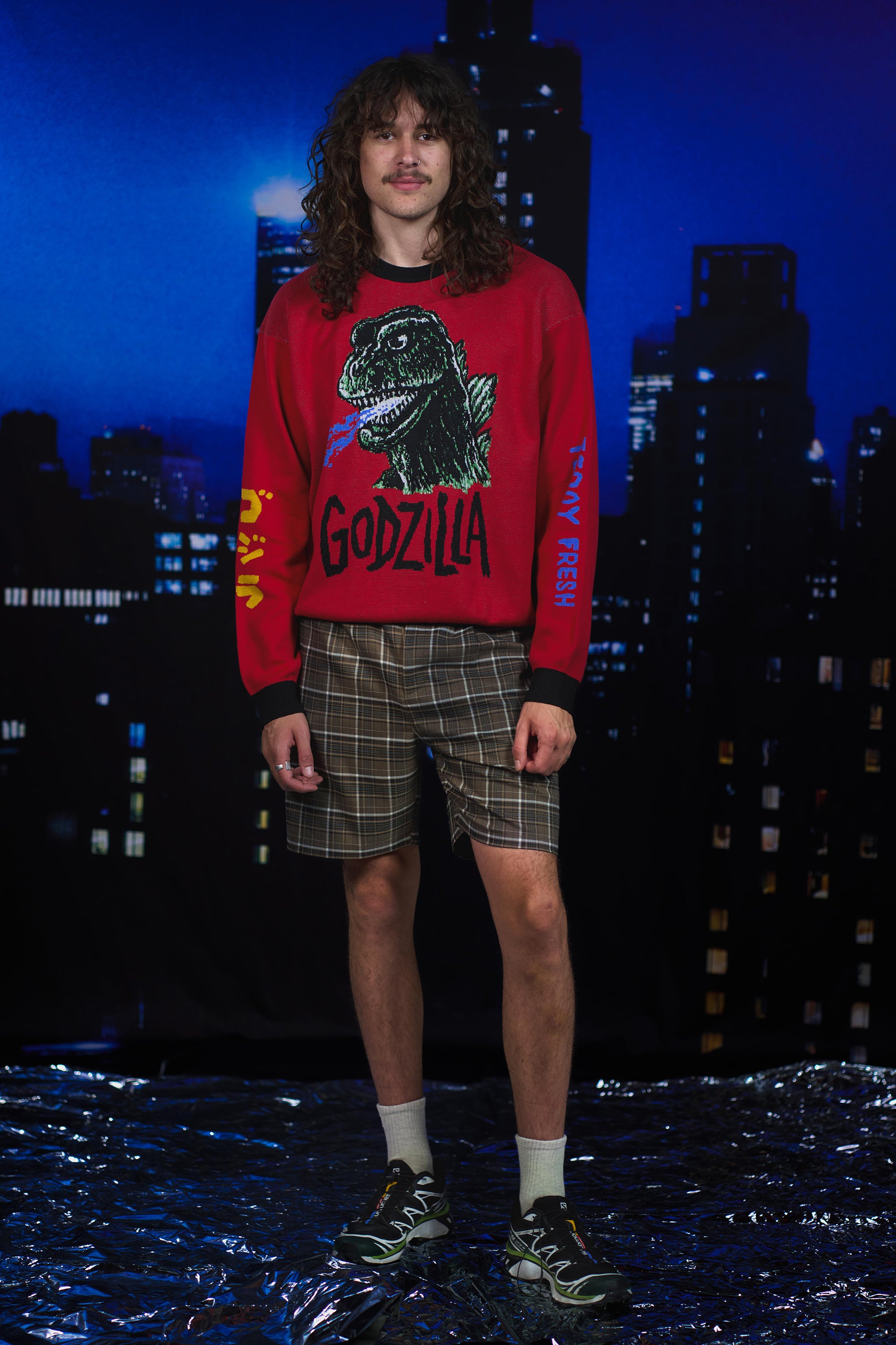 TF x Godzilla Retro Rampage Sweater