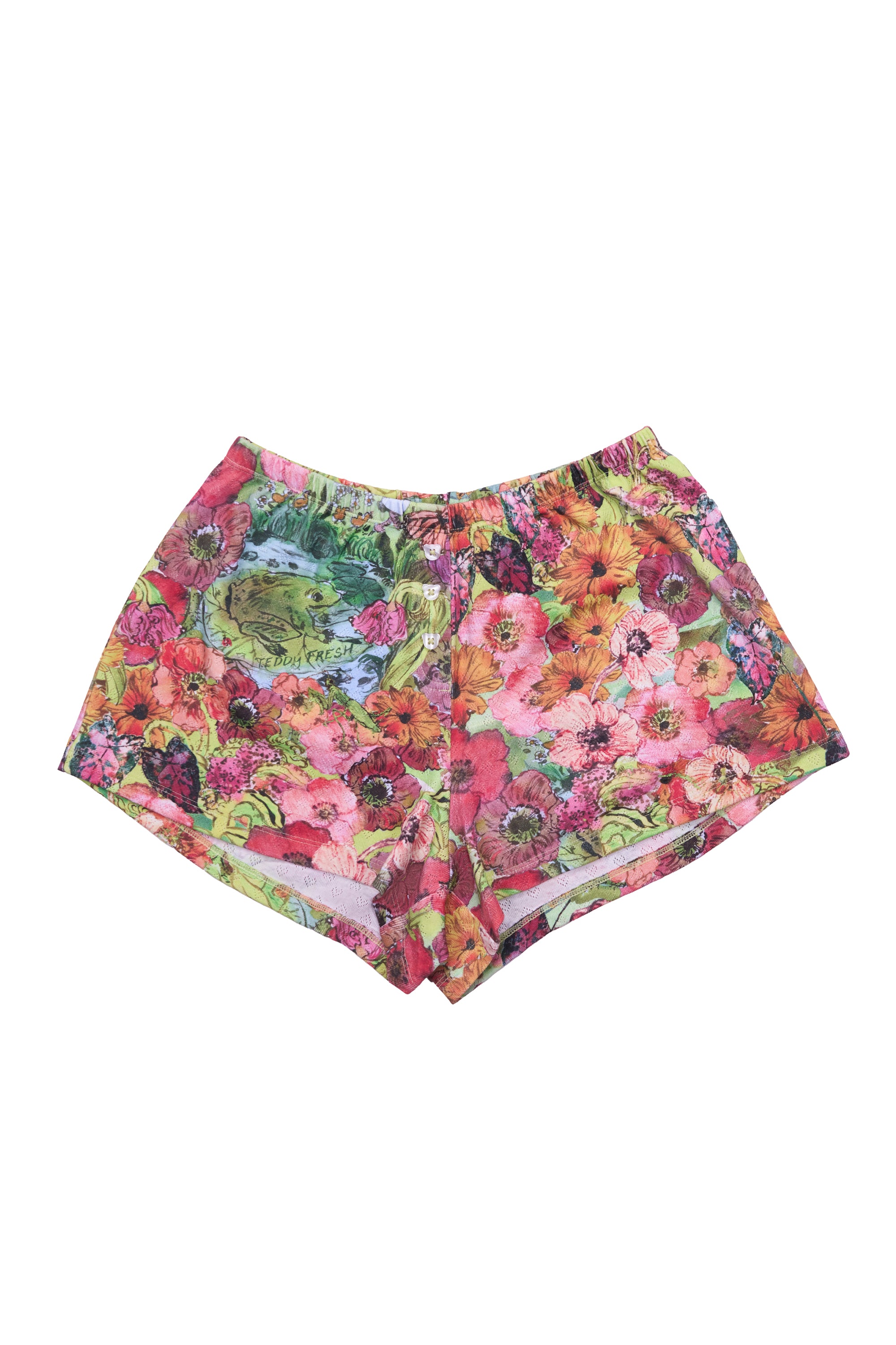 Pastoral Bloom Pointelle Shorts