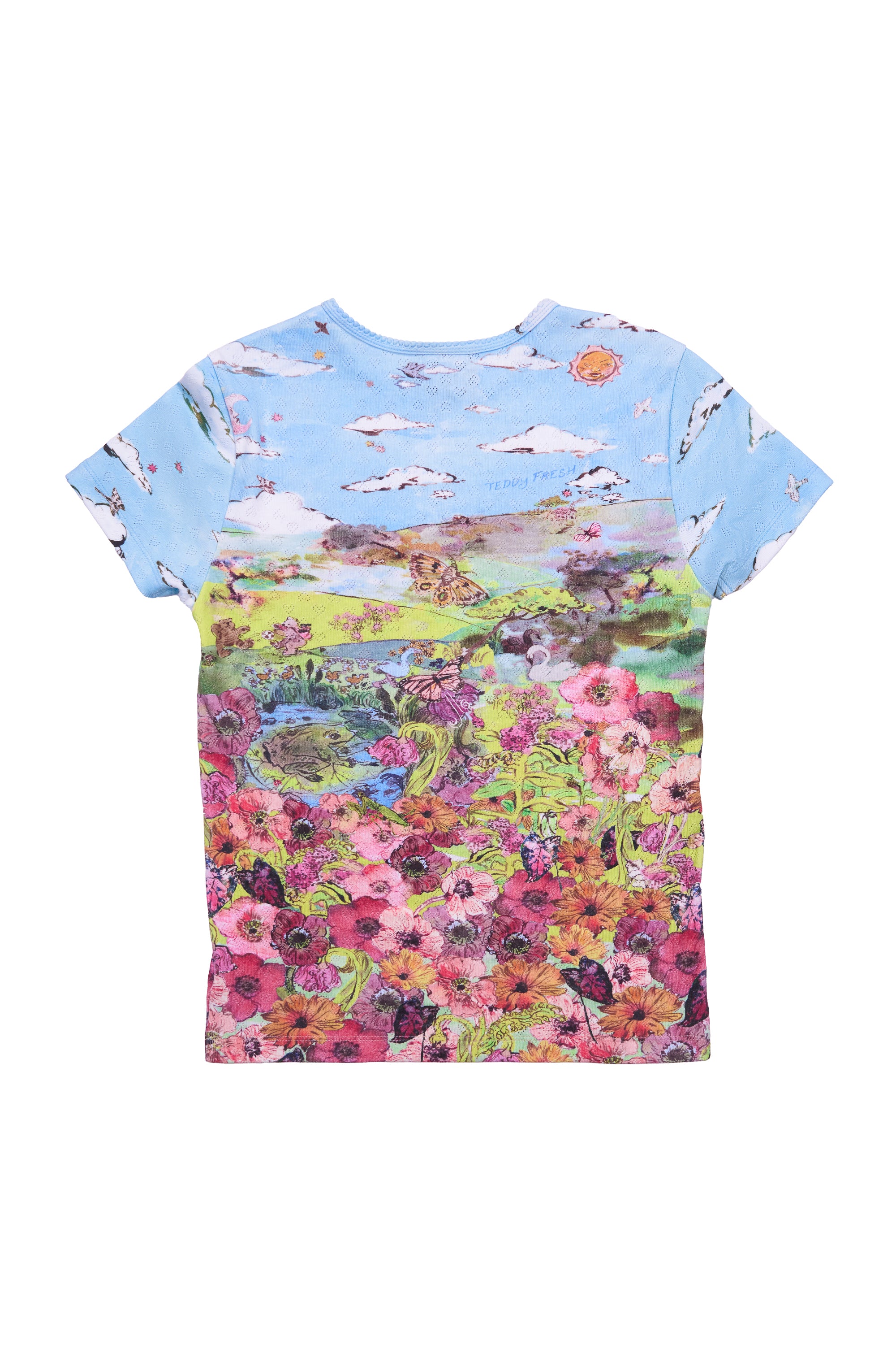 Pastoral Bloom Pointelle Top