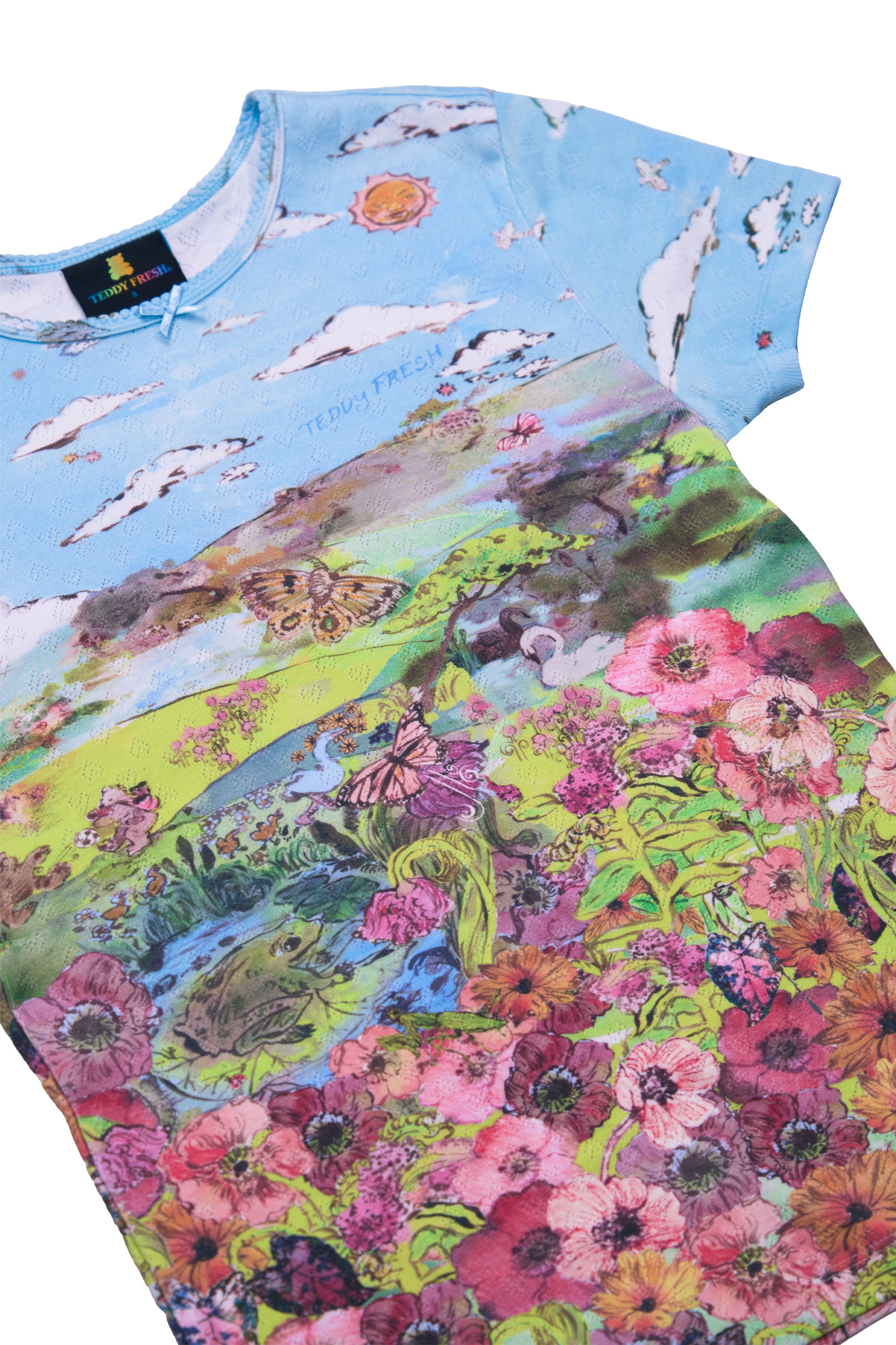 Pastoral Bloom Pointelle Top